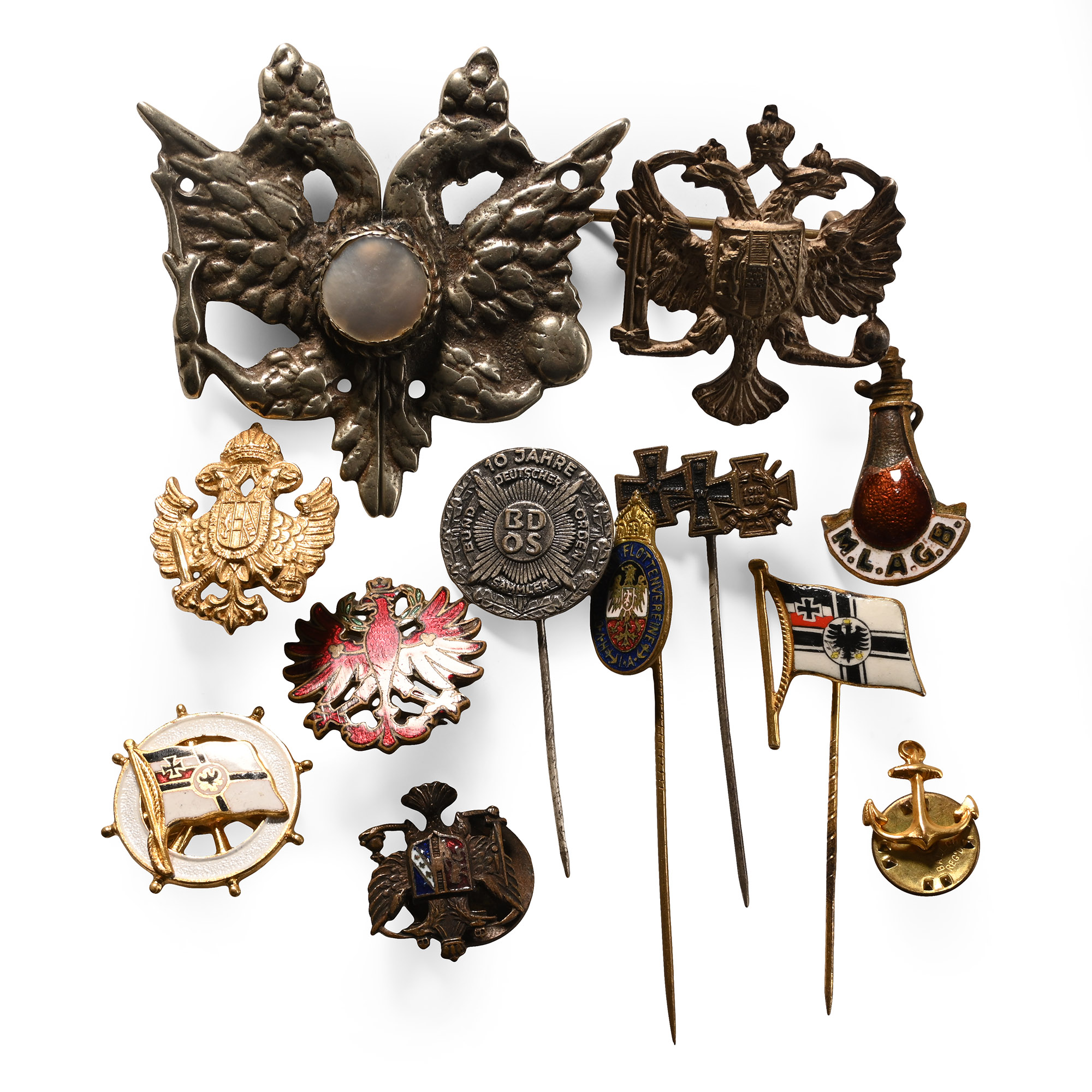 German Military Pin and Badge Collection