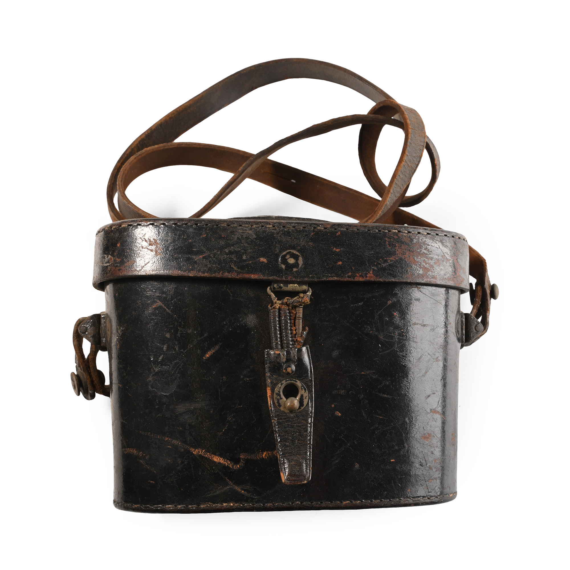 Naval Leather Binocular Case