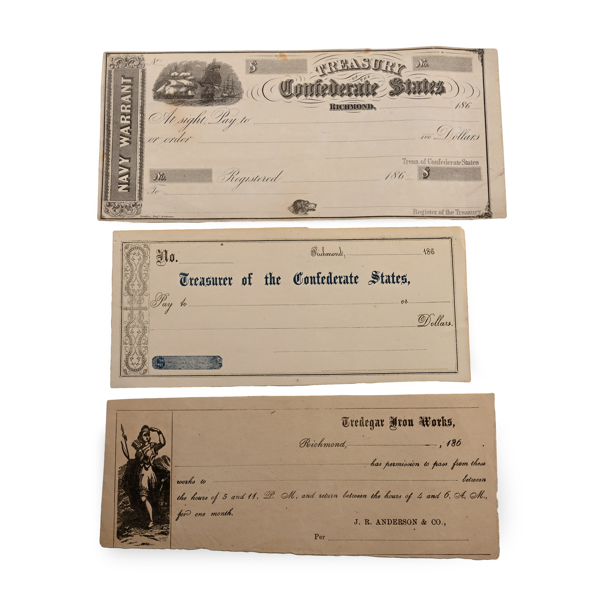 United States Confederate Paper and Document Group