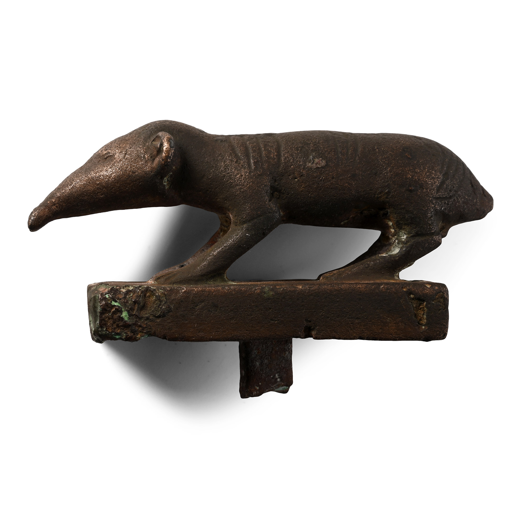 Egyptian Bronze Figure of a Shrew