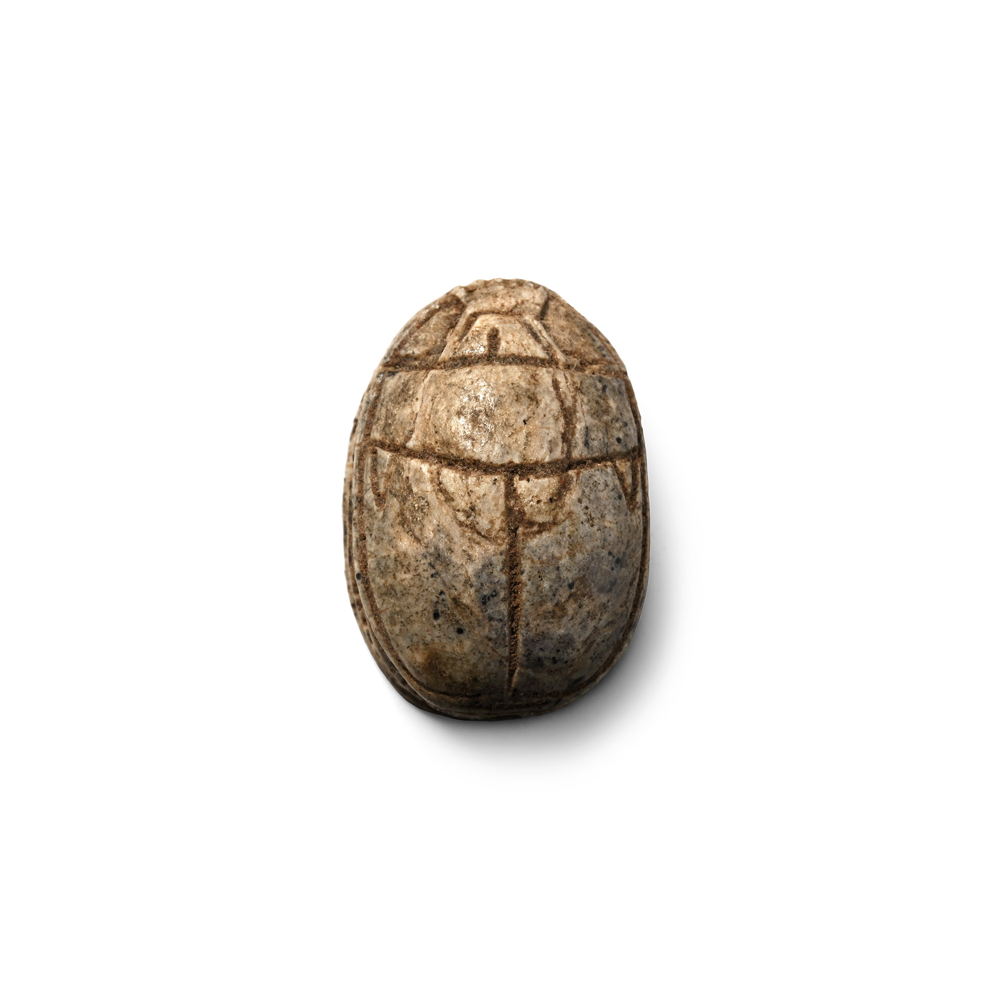 Egyptian Faience Hieroglyphic Scarab