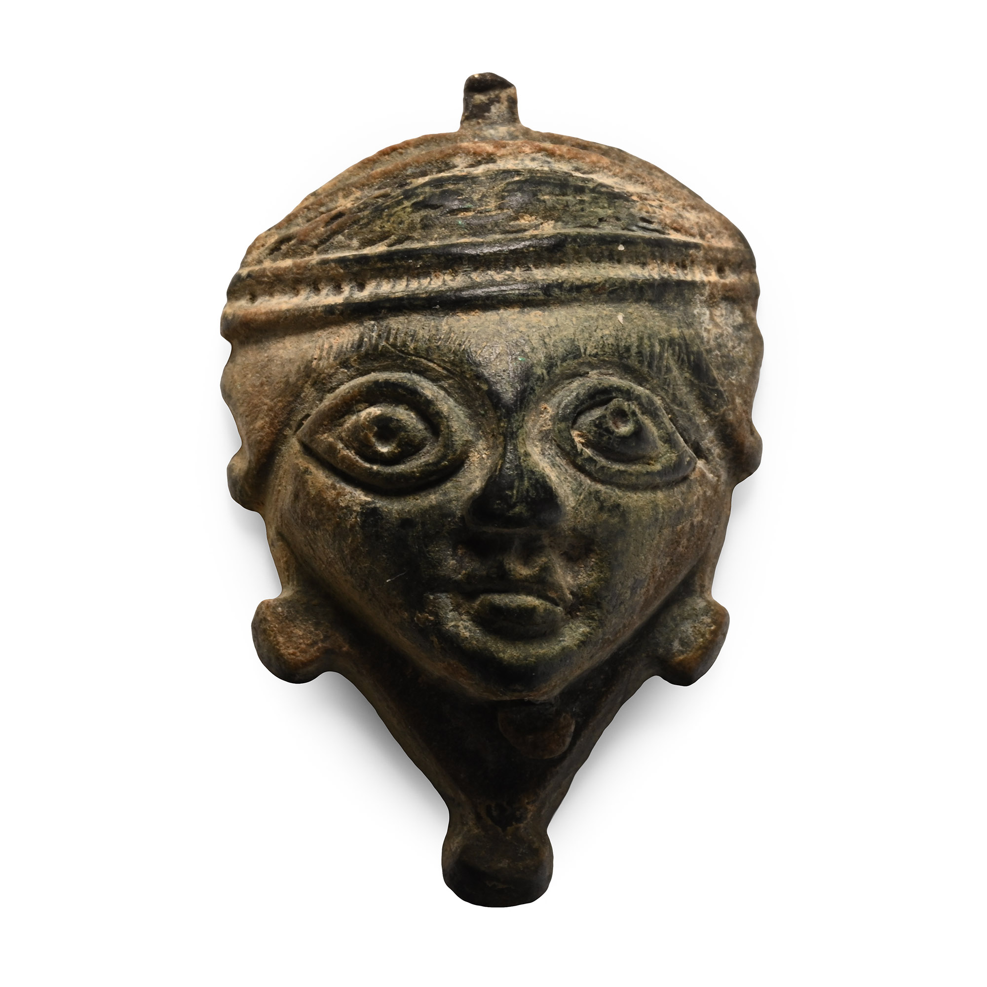 Roman Bronze Lock Fitting with Face
