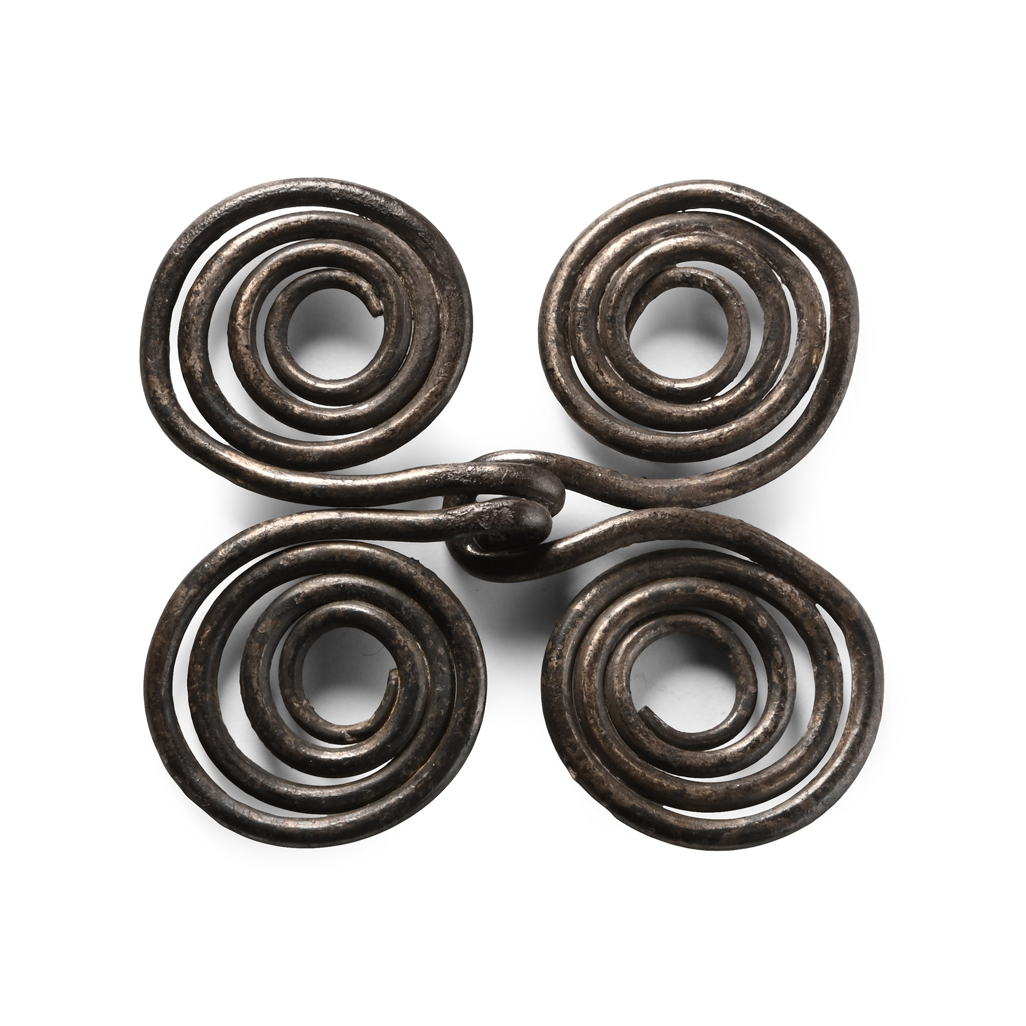 Scandinavian Pre-Viking Silver Wrist Clasp Pair