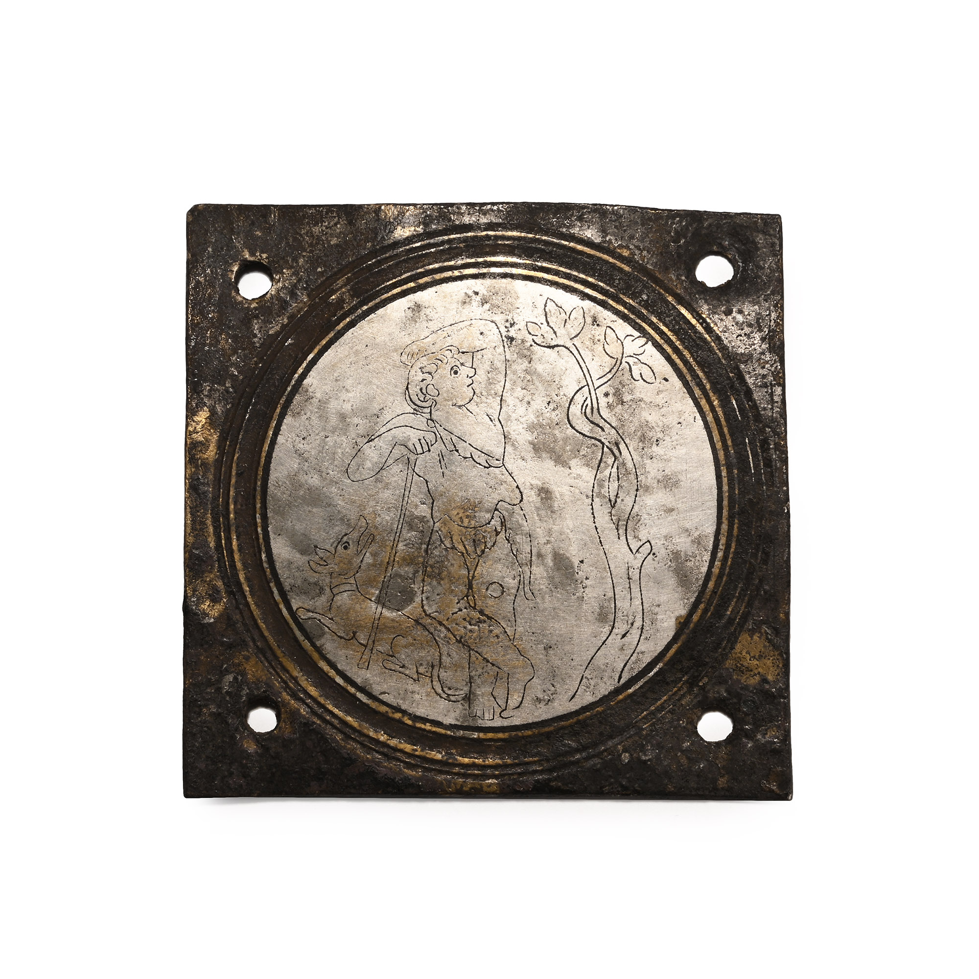 Roman Silver Military Belt Plaque
