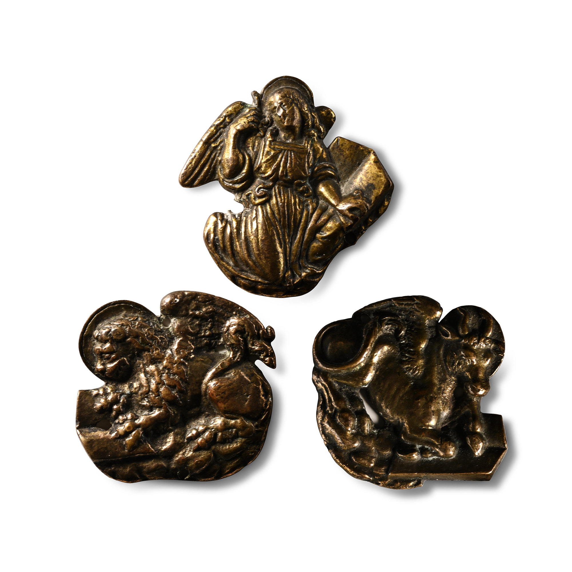 Medieval Gilt Plaques of the Evangelist