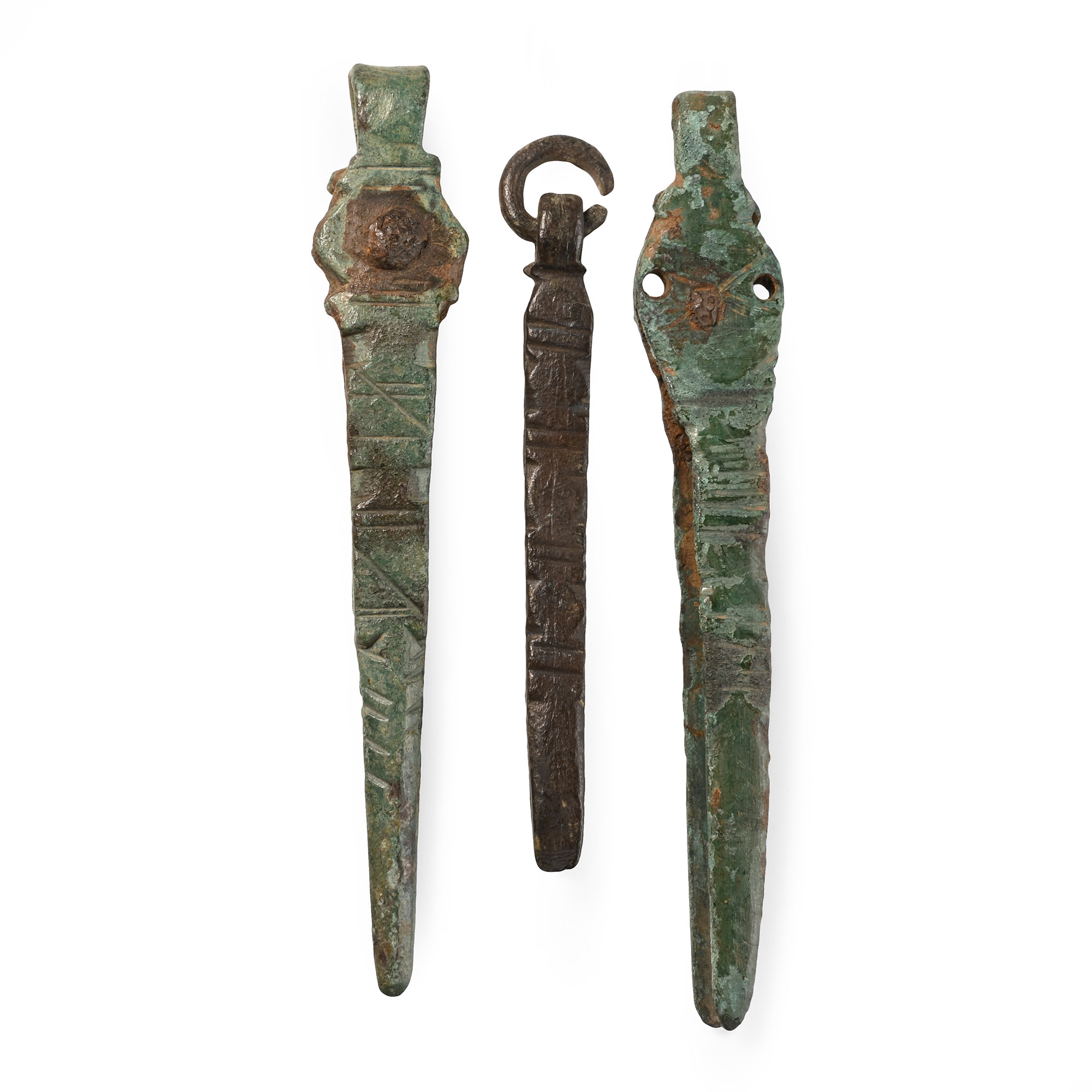 Roman Bronze Tweezer Group