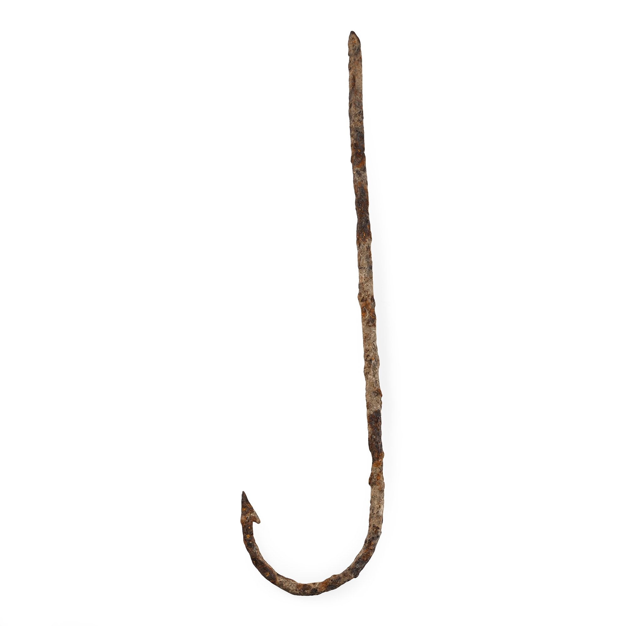 Large Roman Iron Barbed Fish Hook