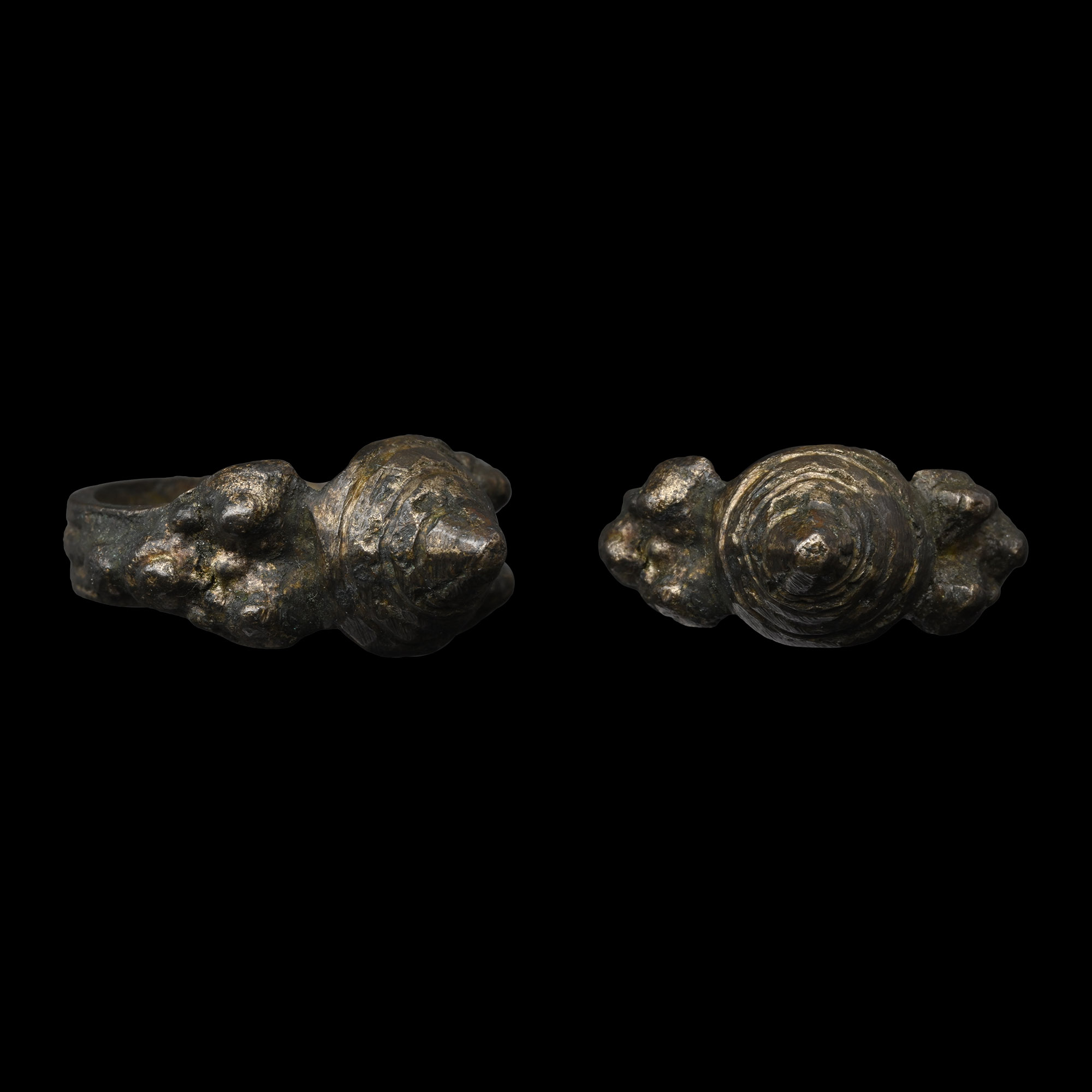 Byzantine Bronze Architectural Ring