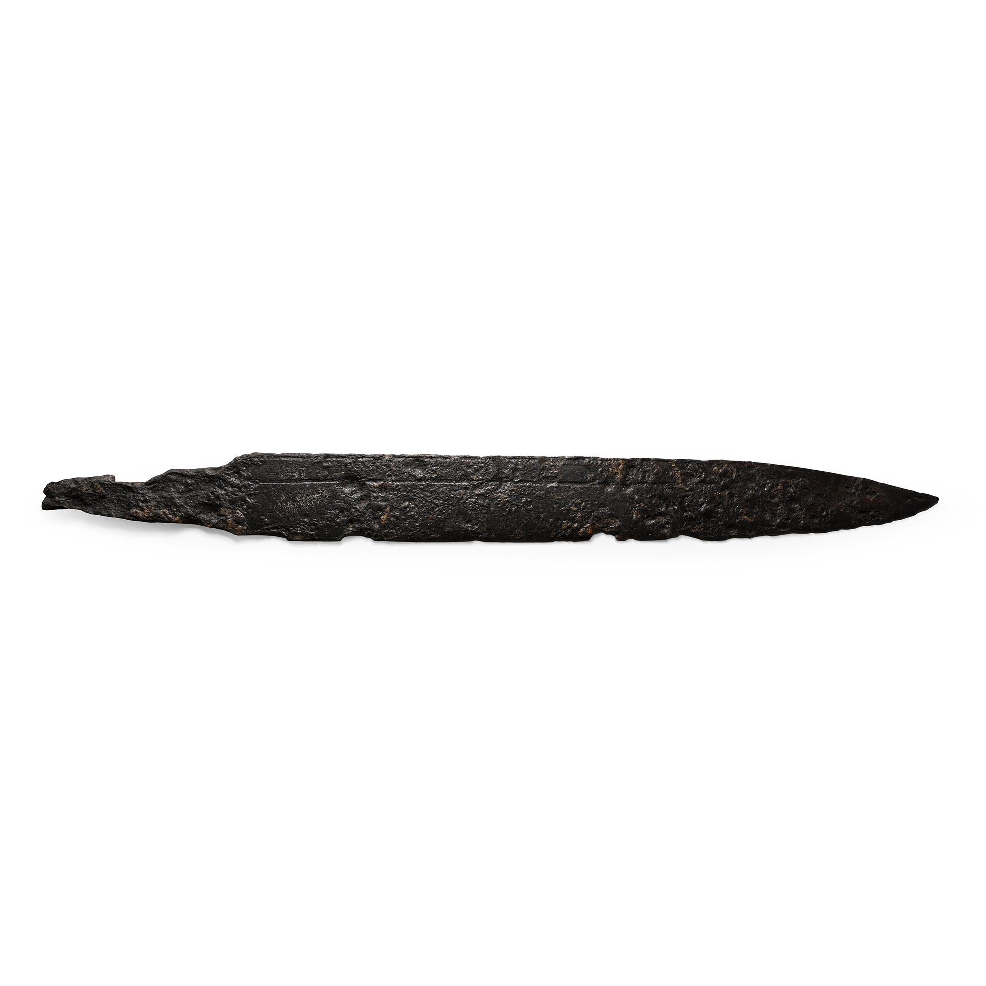 Saxon Iron Single-Edged Seax Sword Blade