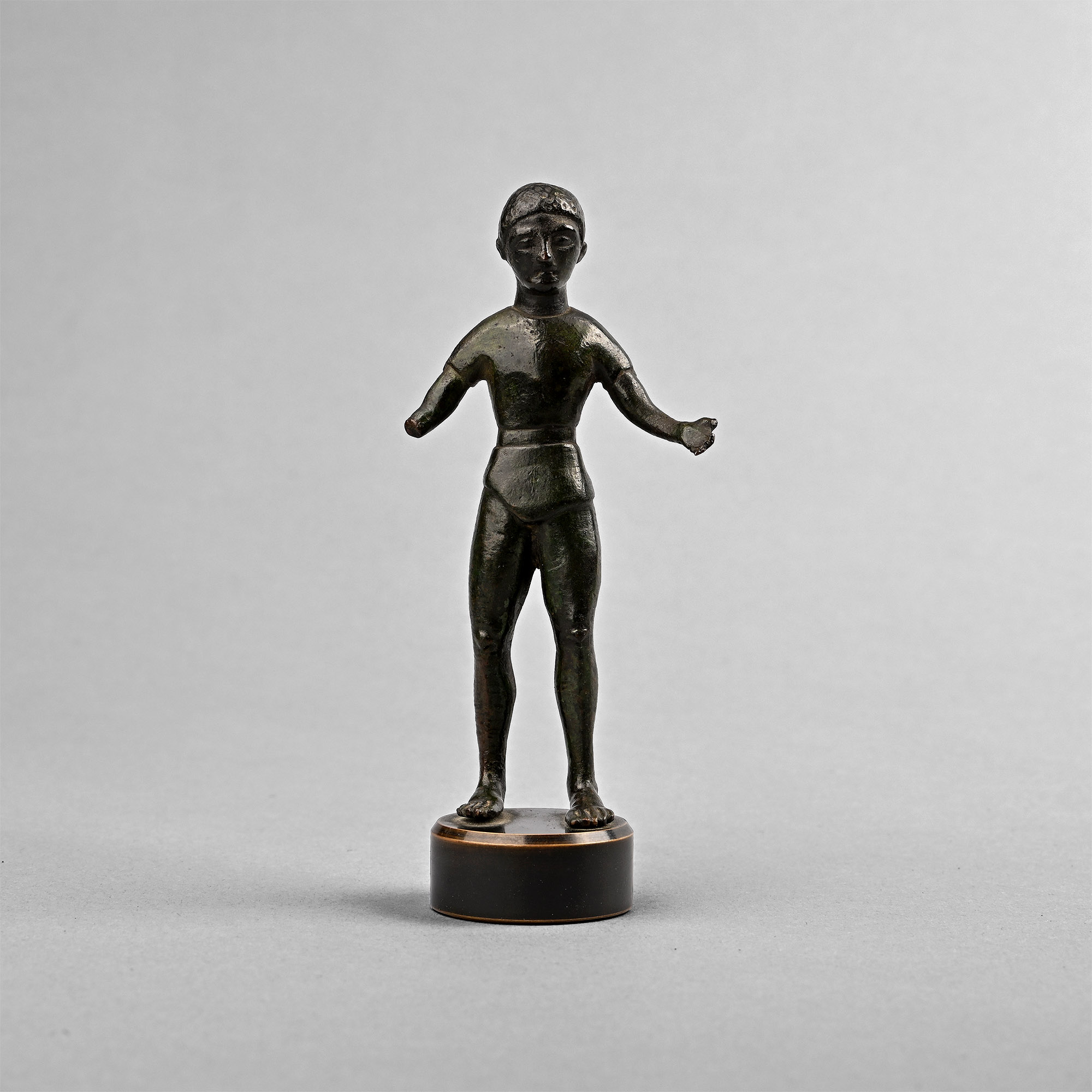 Iberian Bronze Statuette of Youth