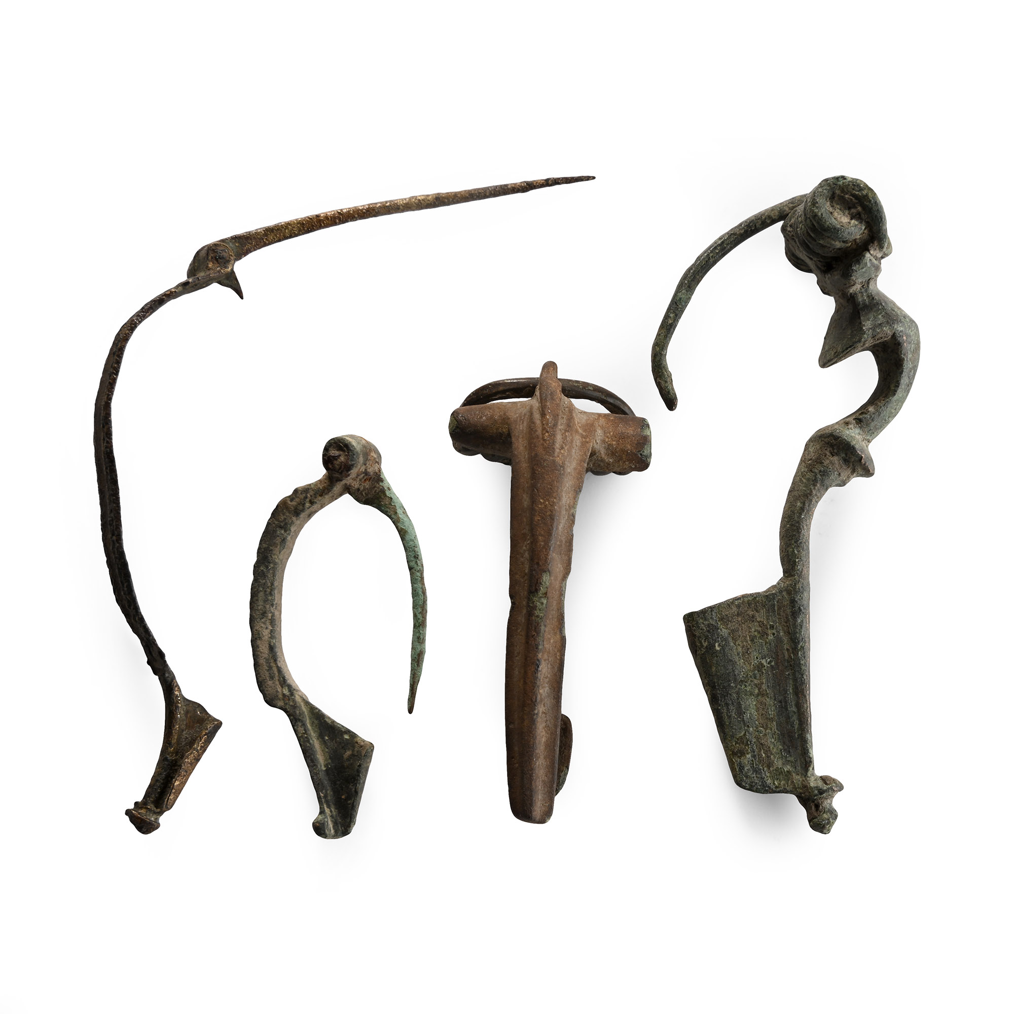 Roman Bronze Brooch Group