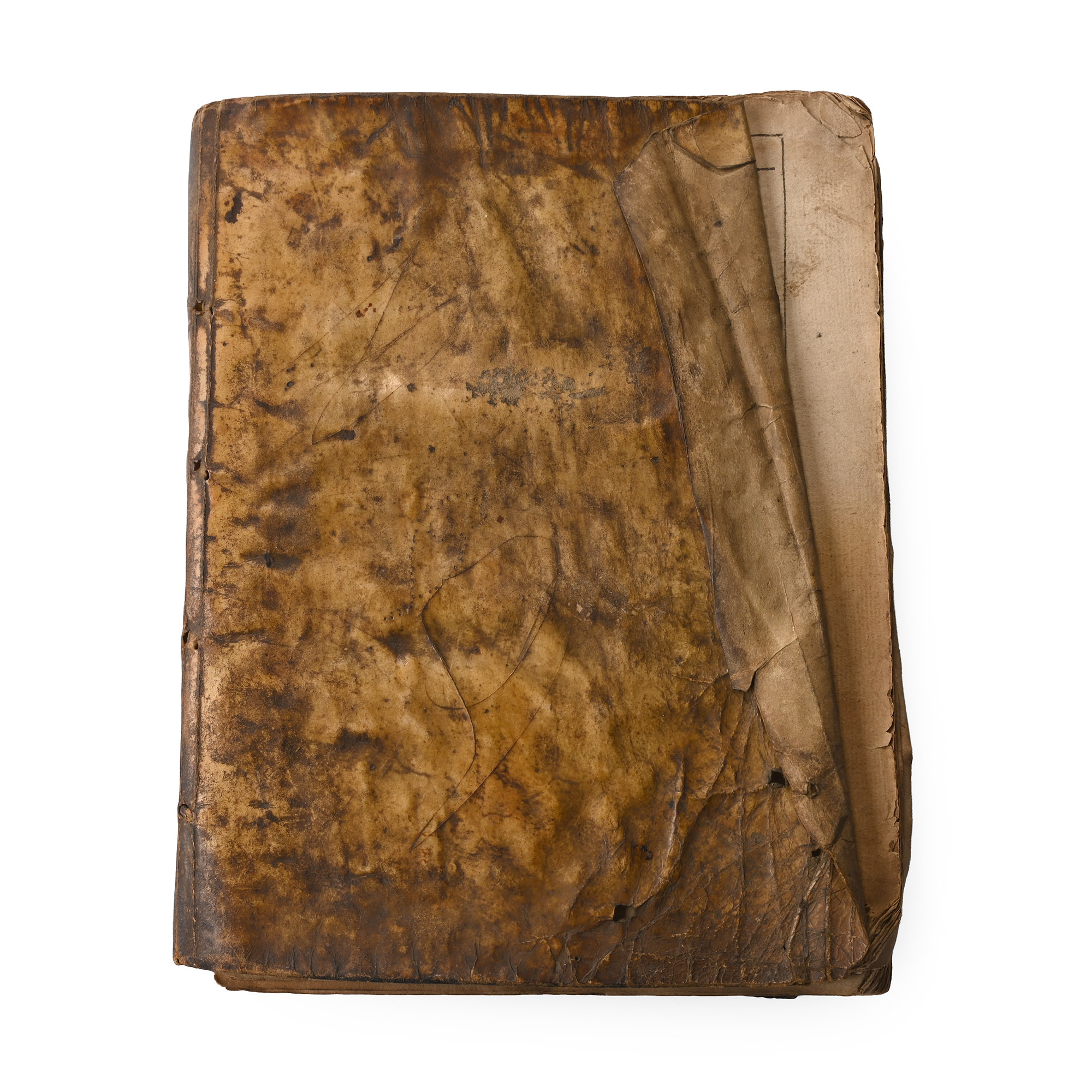 Stuart Period Skin-Covered Witchcraft Book About a Penitent Woman Seduced by a Magician that Made her to Become a Witch