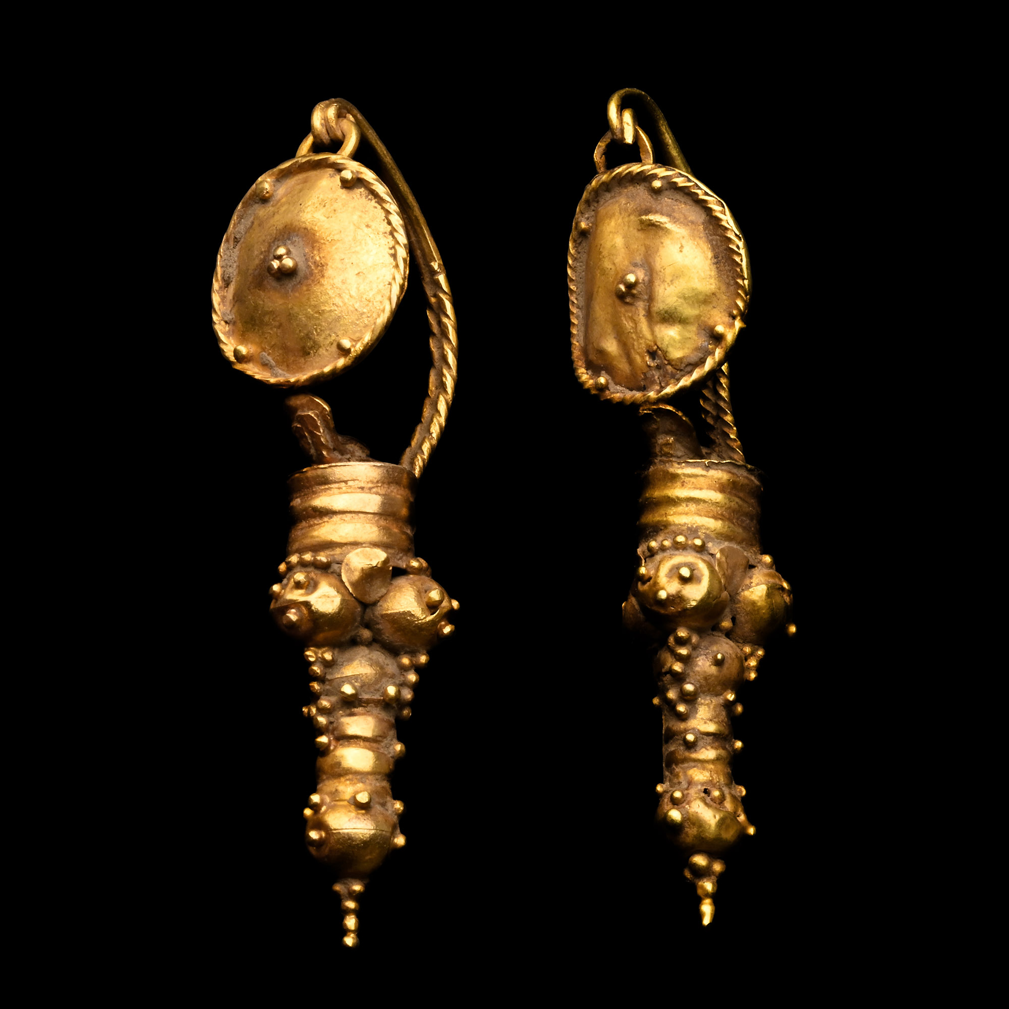 Roman Gold Earring with Matched Copy