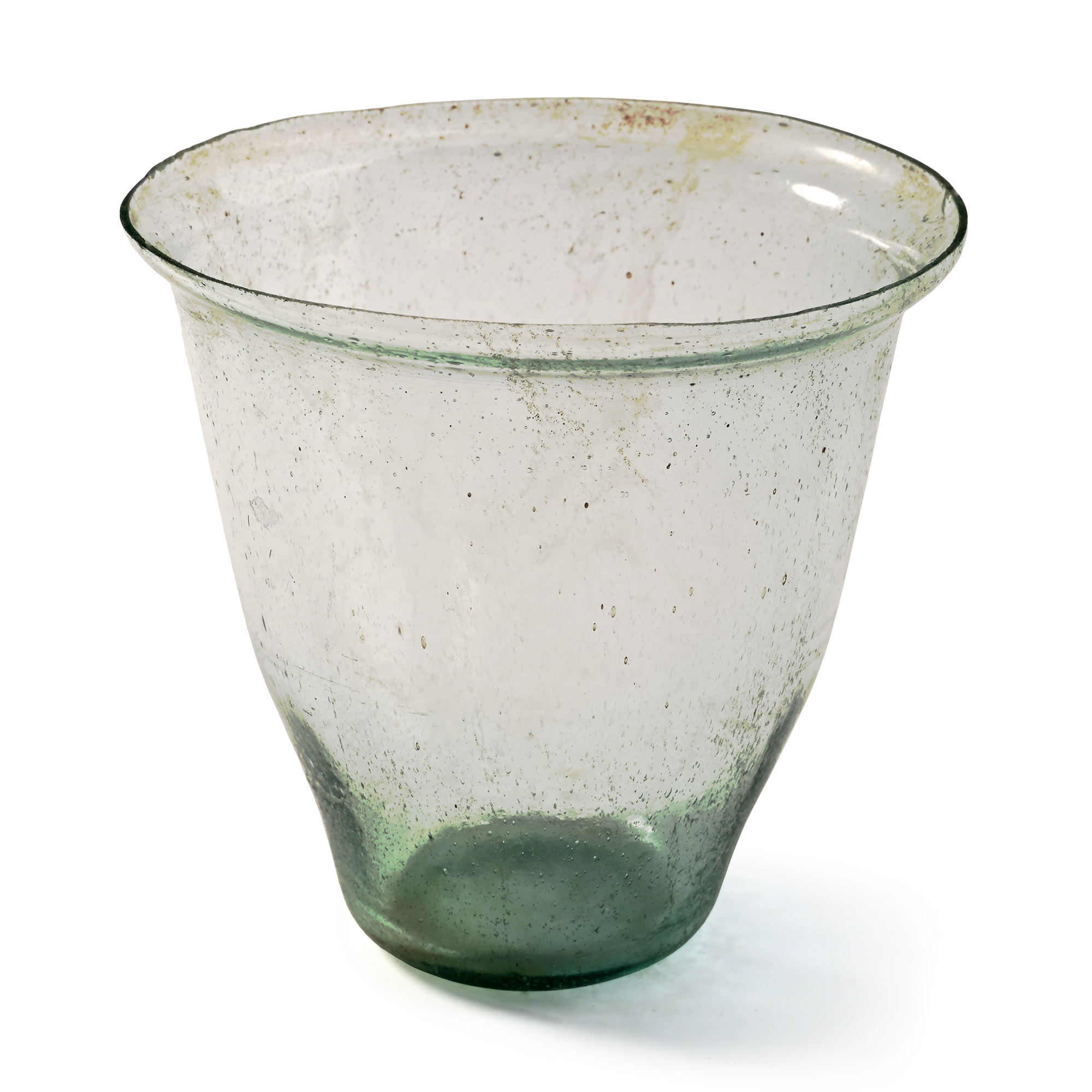 Roman Light Green Glass Lamp