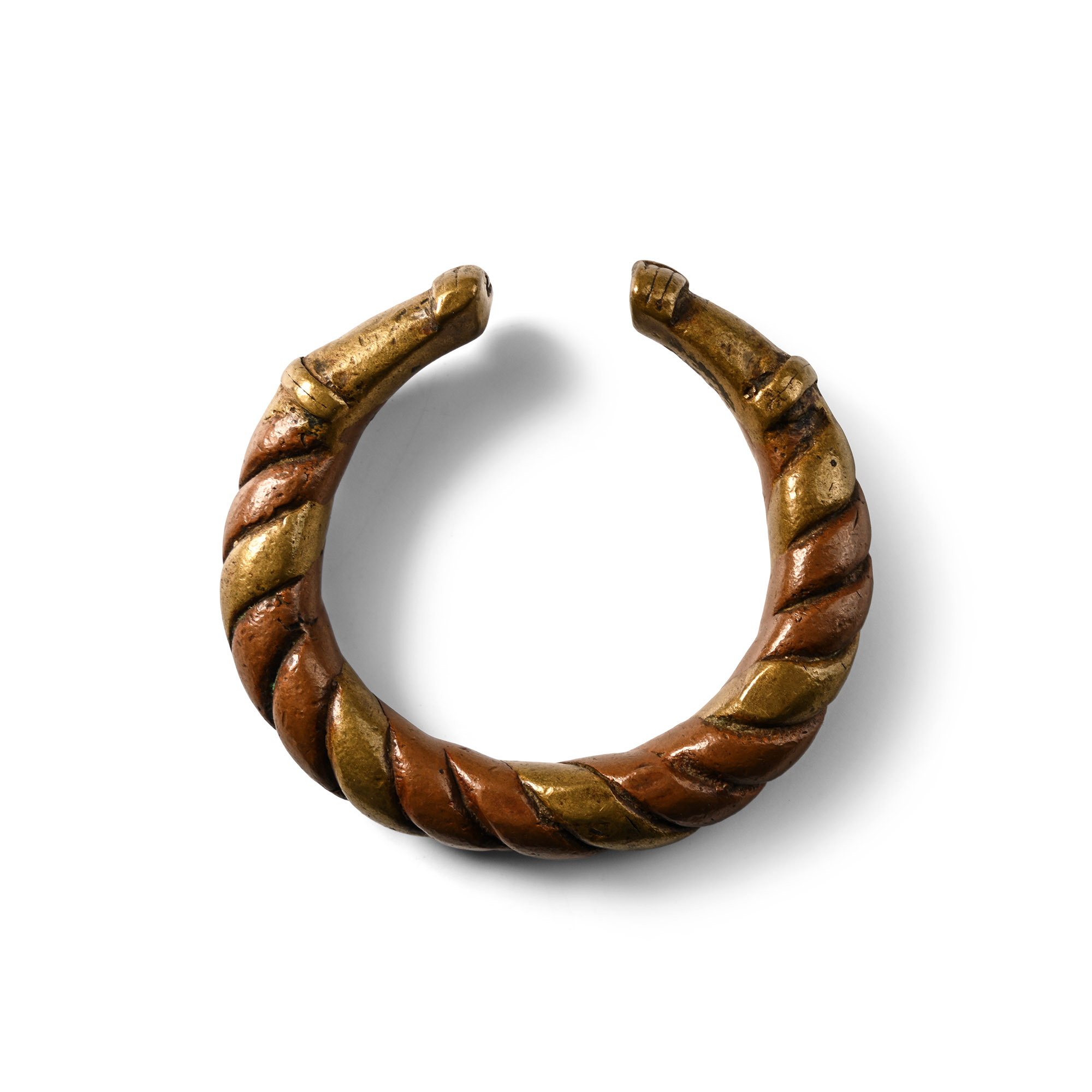 African Bi-Metal Slave Bracelet