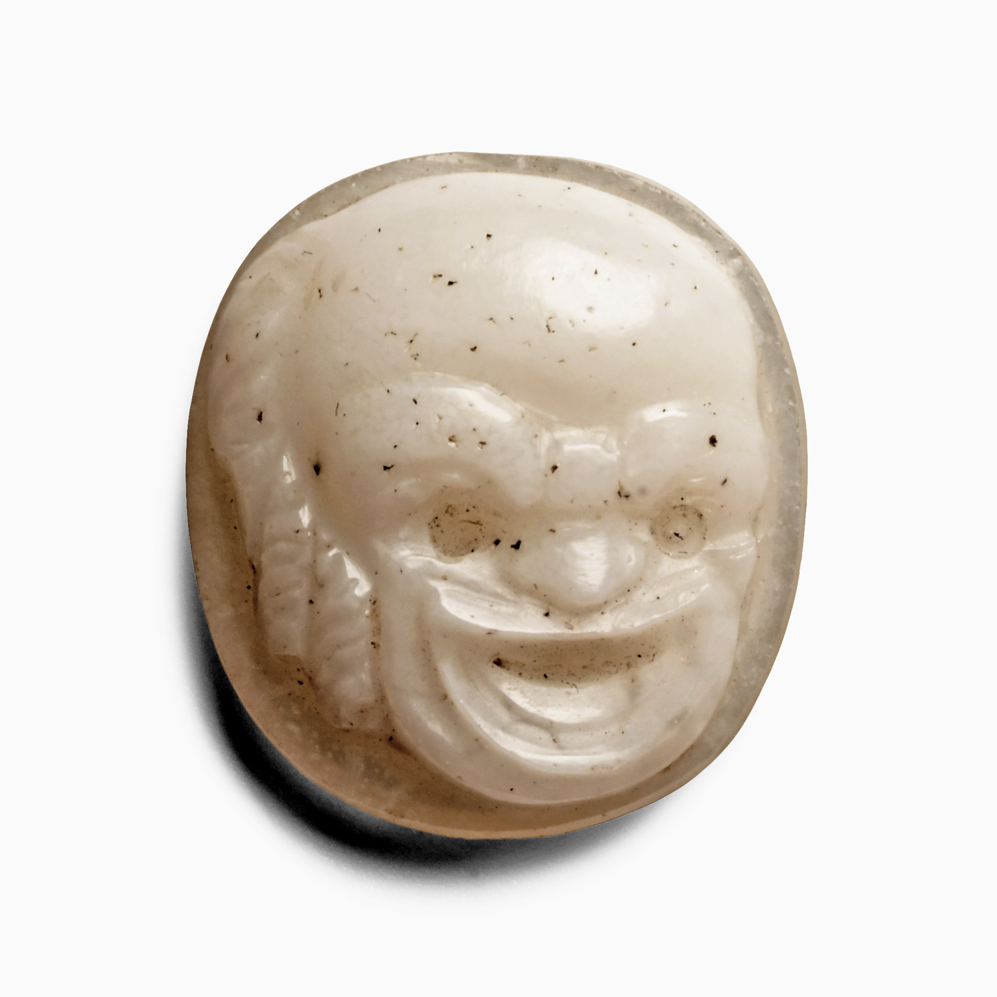Roman Agate Cameo of a Theatrical Mask
