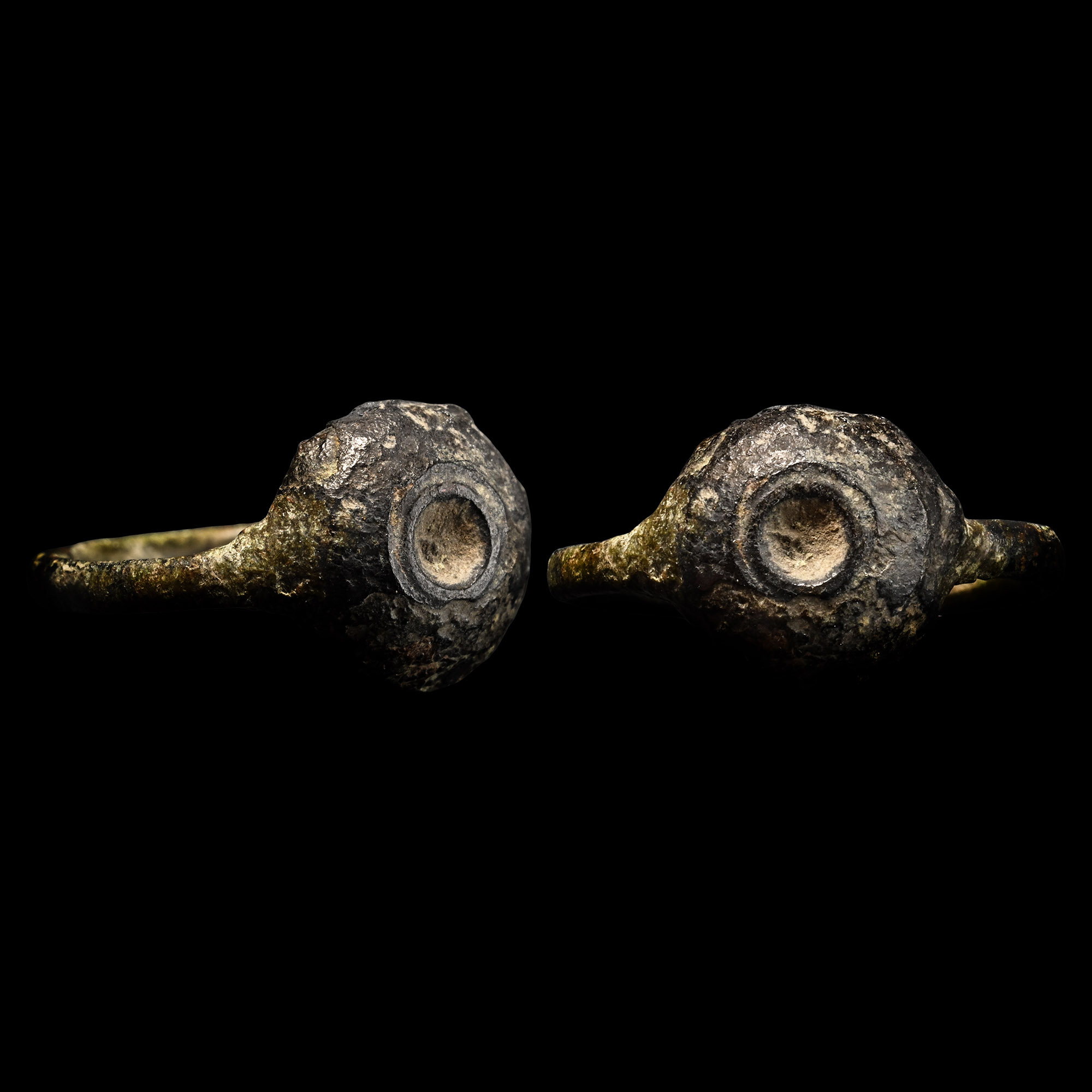 Romano-British Bronze Ring with Dome
