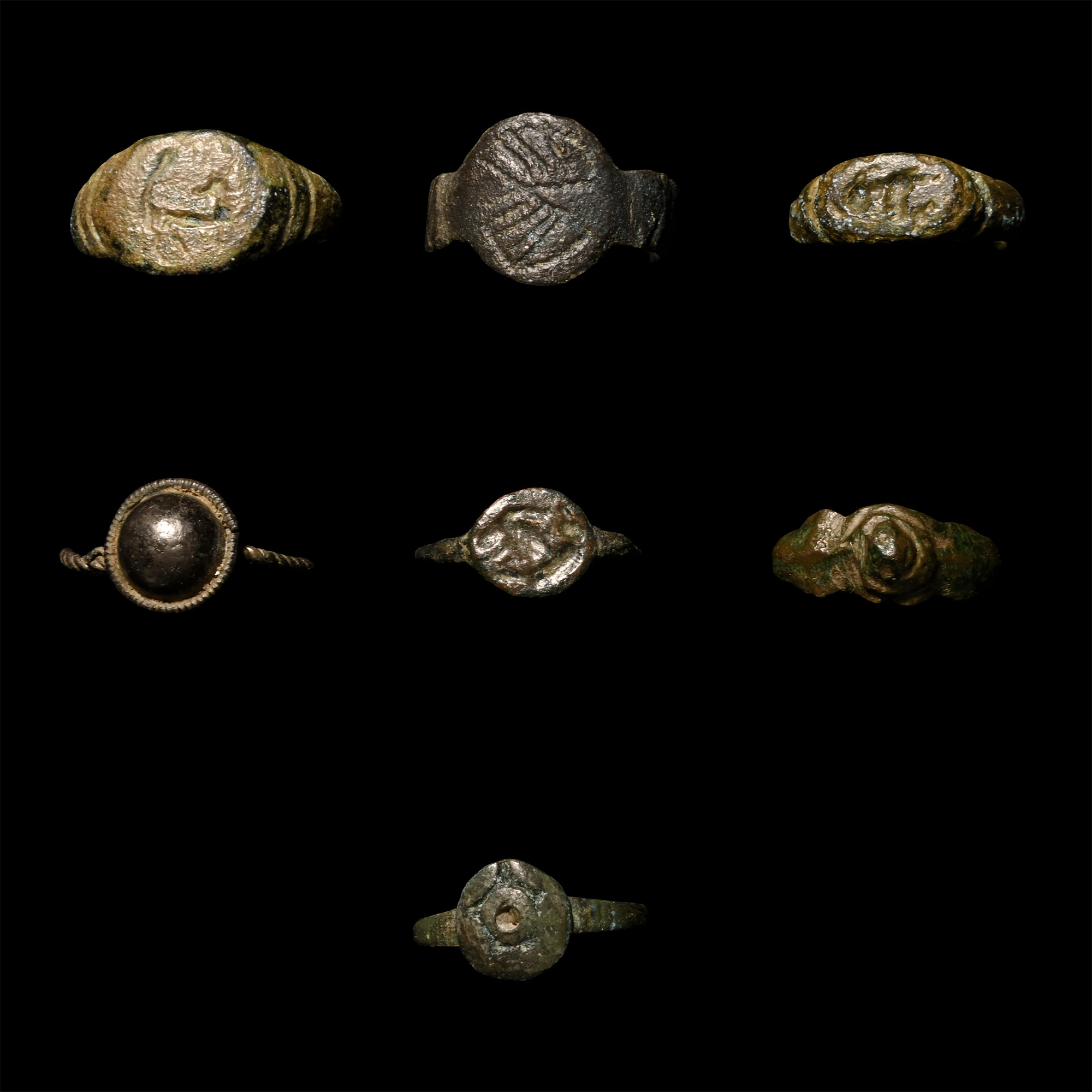 Celtic to Medieval Bronze Ring Collection