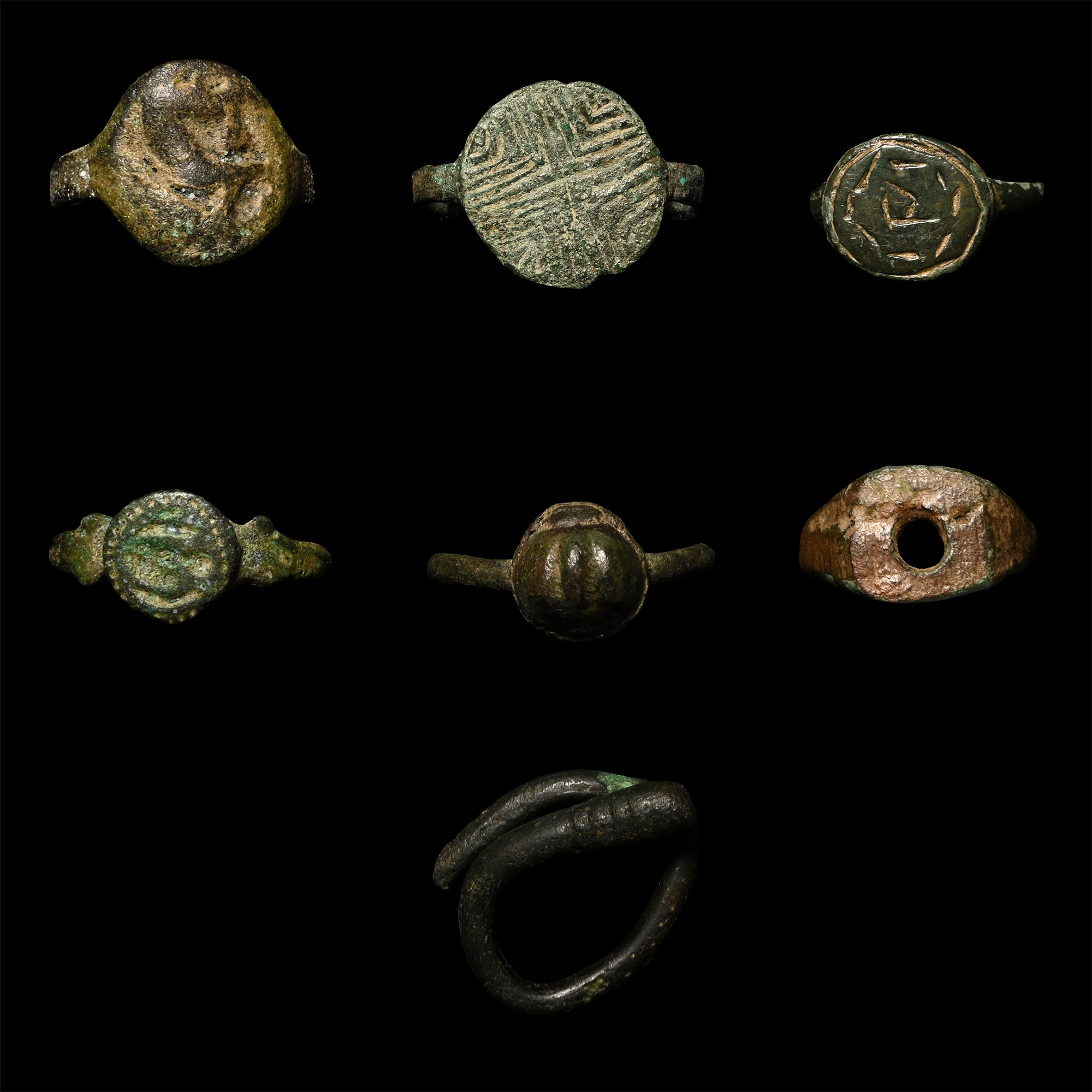 Celtic to Medieval Bronze Ring Collection