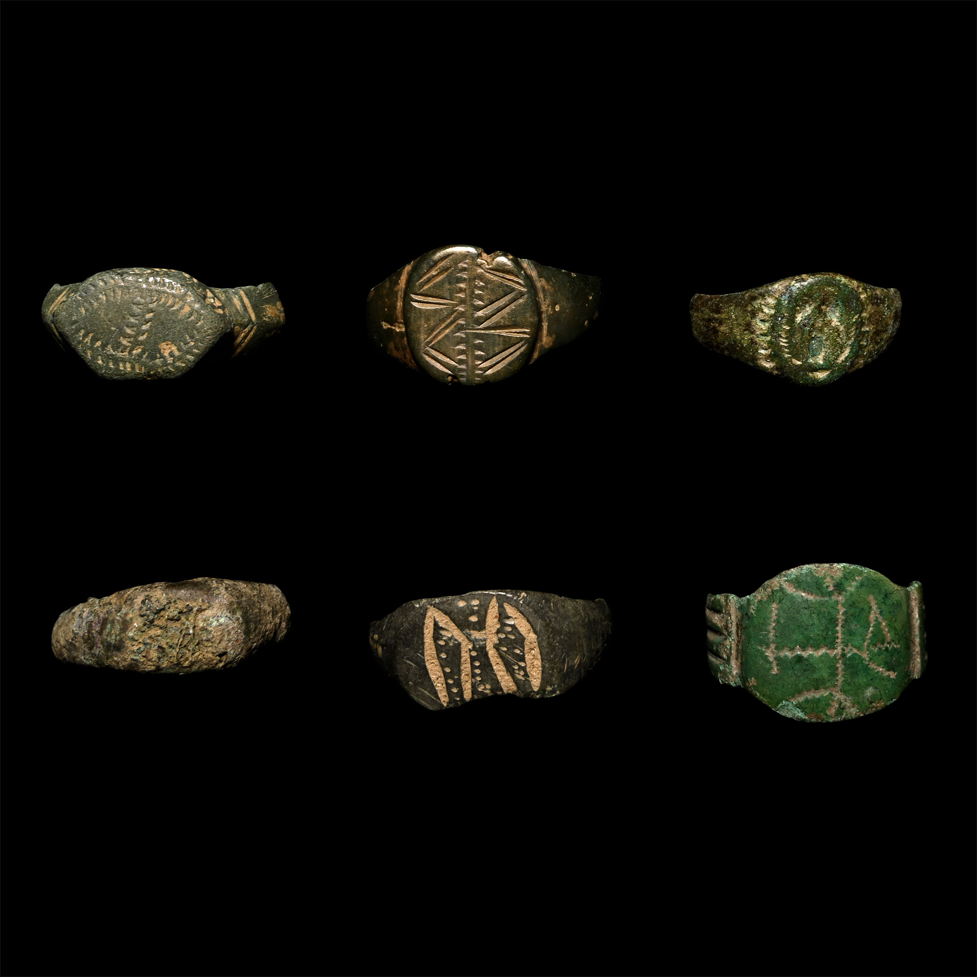 Celtic to Medieval Bronze Ring Collection