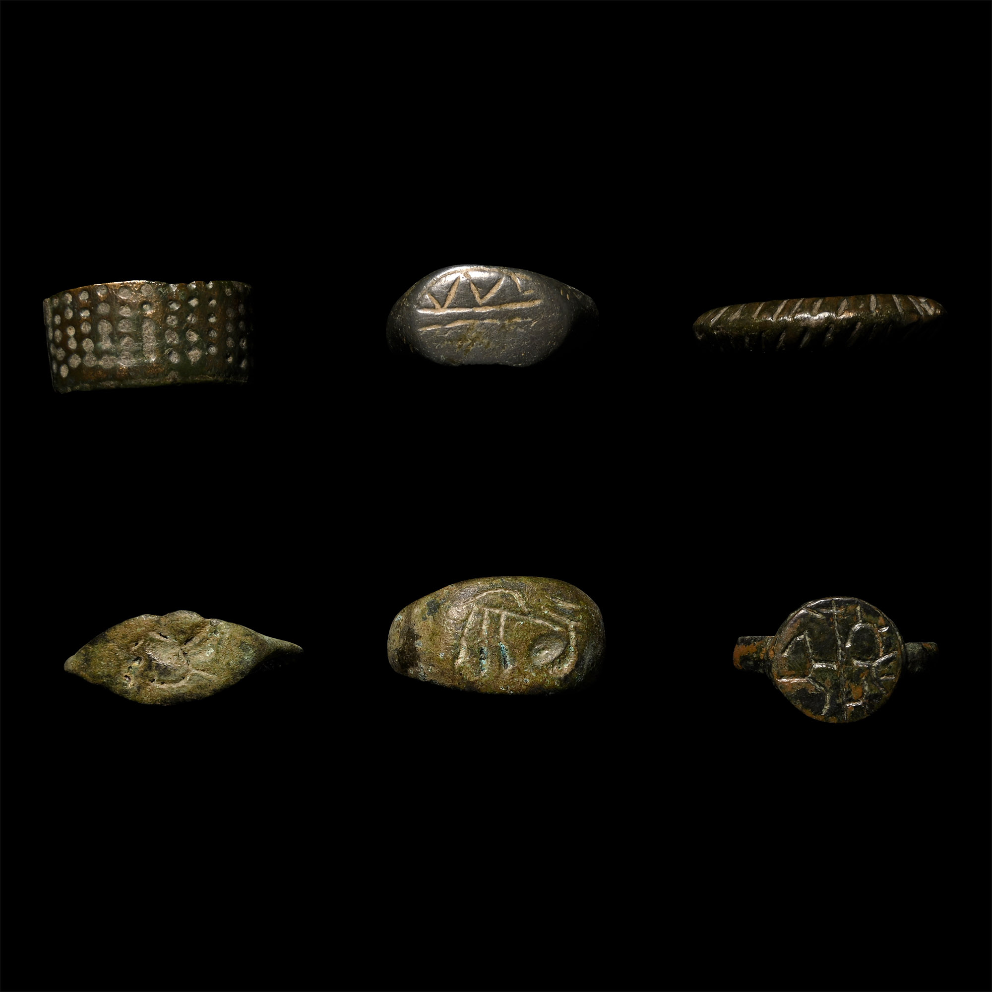 Celtic to Medieval Bronze Ring Collection