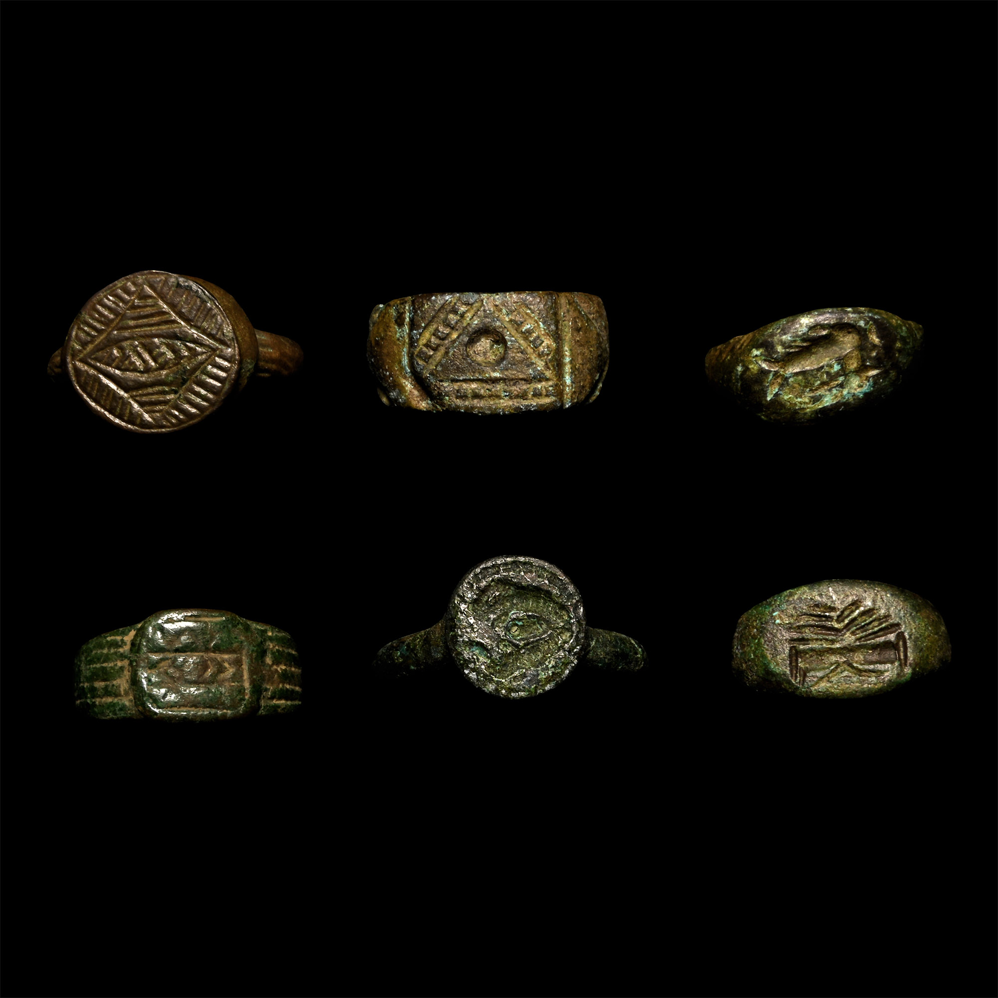 Celtic to Medieval Bronze Ring Collection