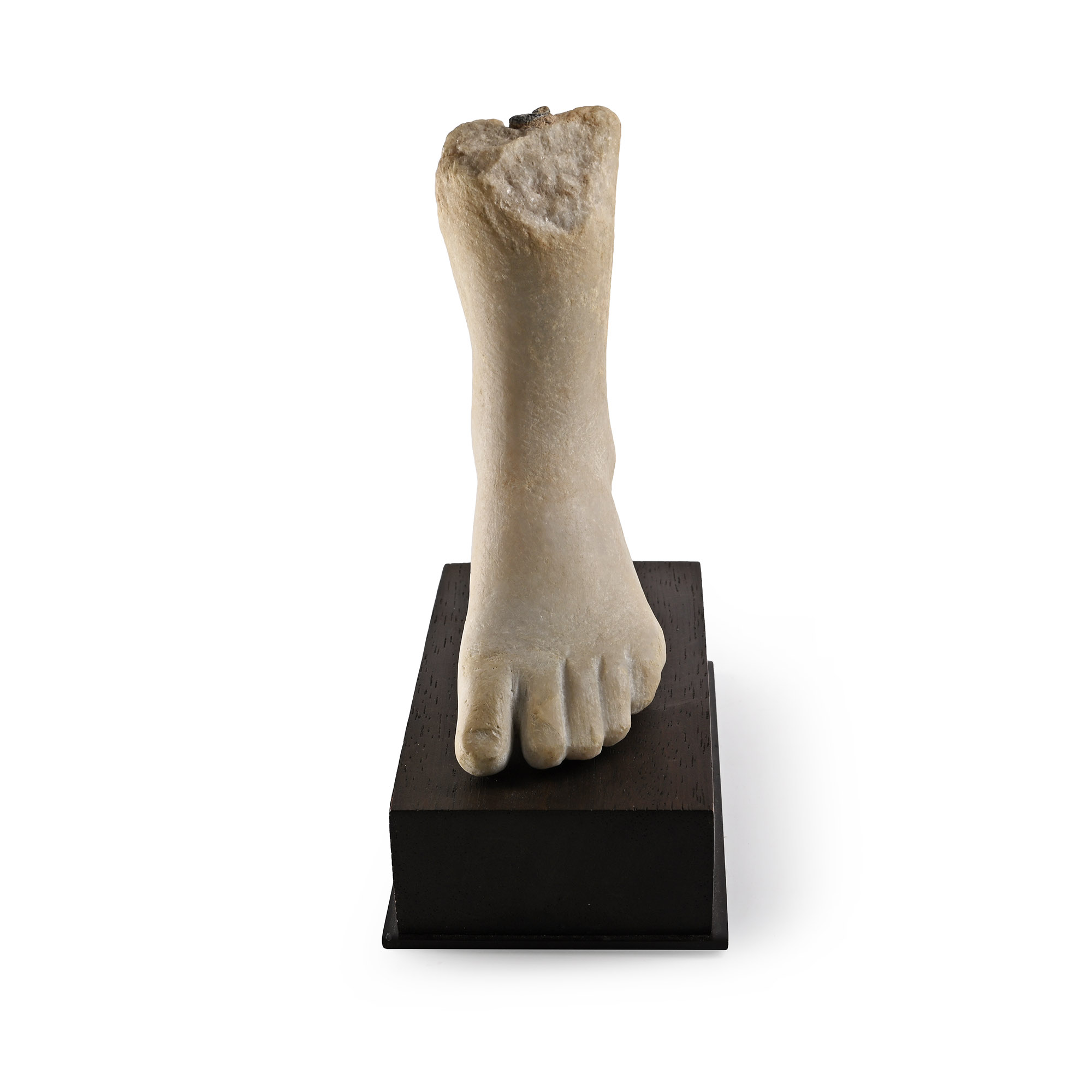 Roman Marble Left Foot from a Sculpture