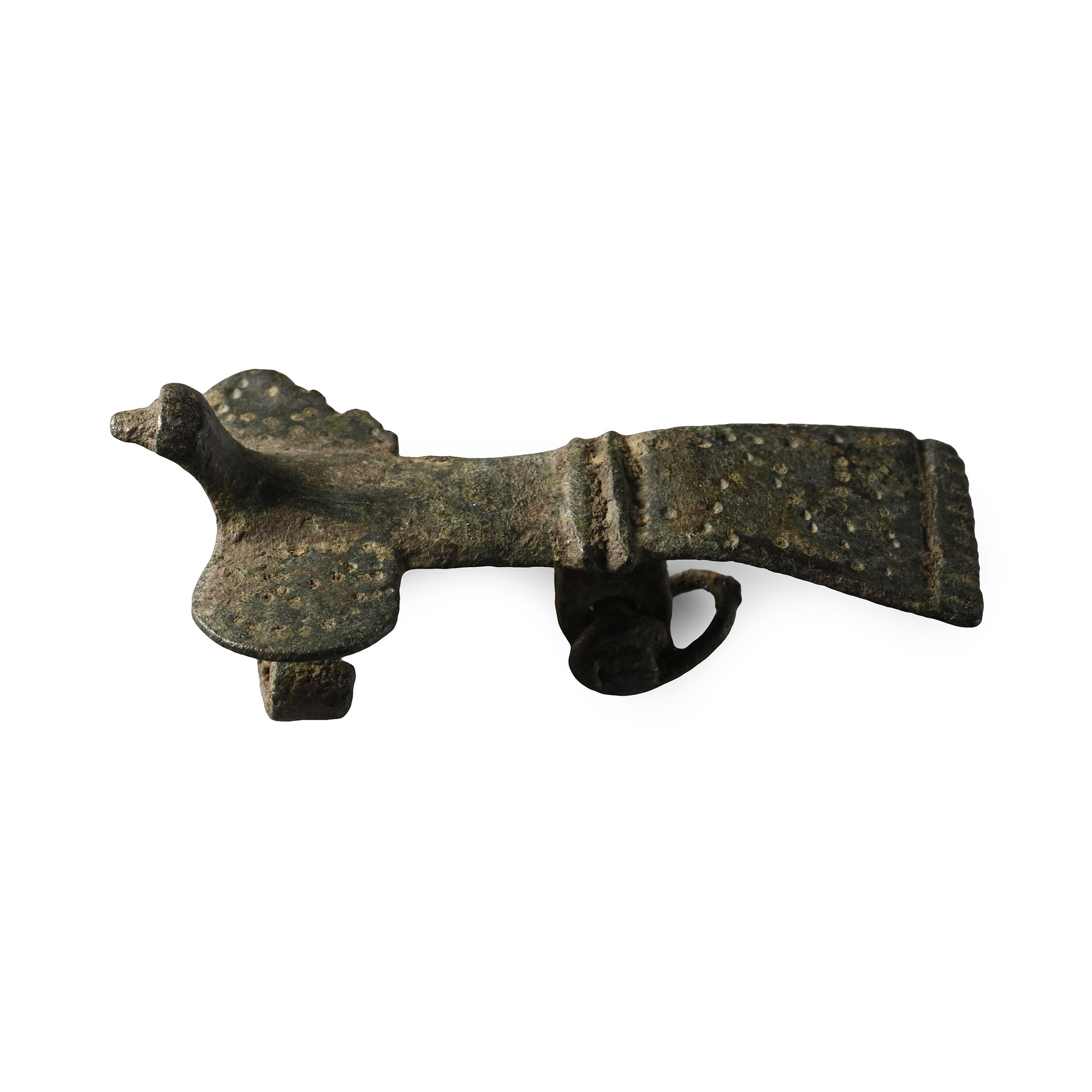 Roman Bronze Bird Brooch