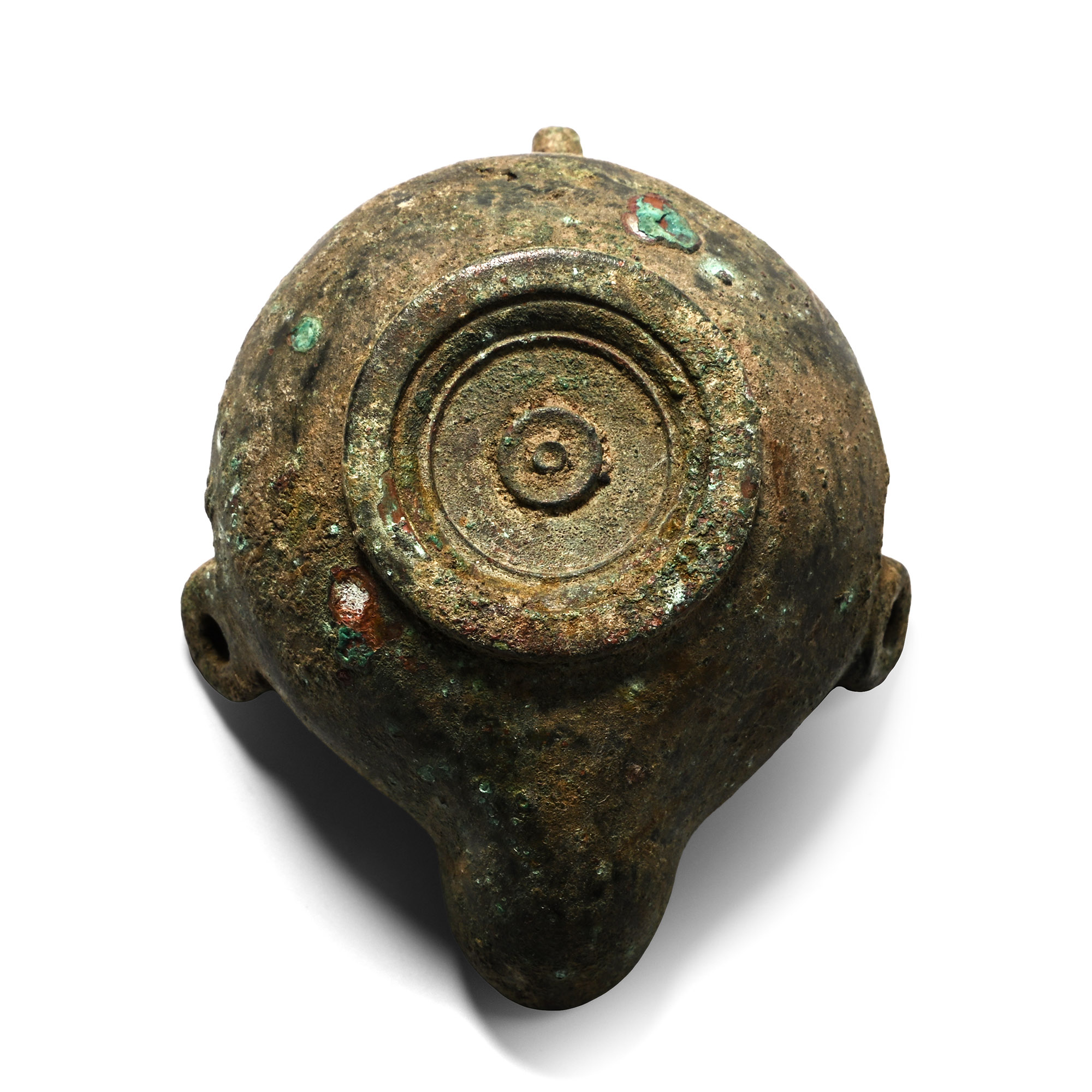 Roman Bronze Oil Lamp
