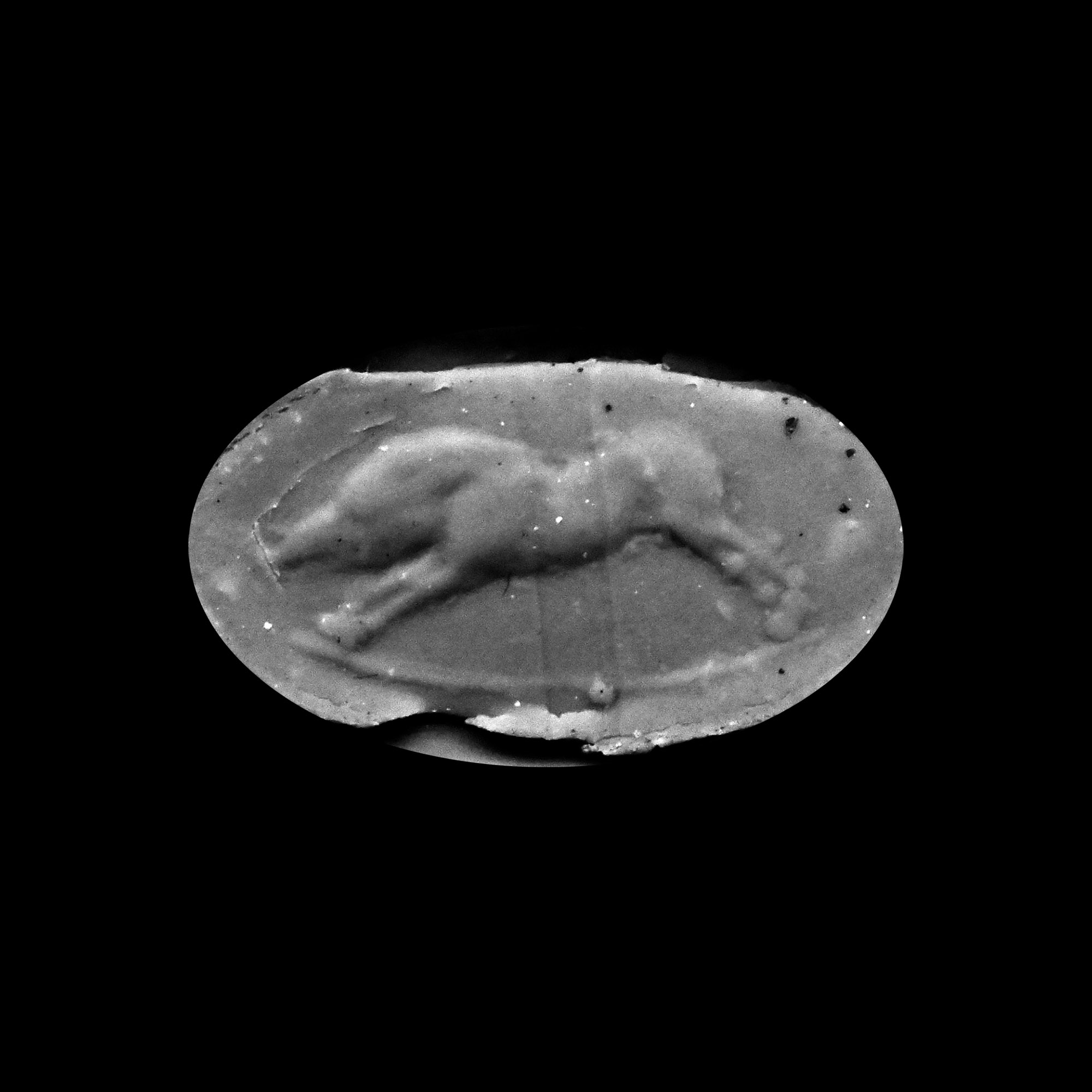 Roman Gold Ring with Greek Boar Gem