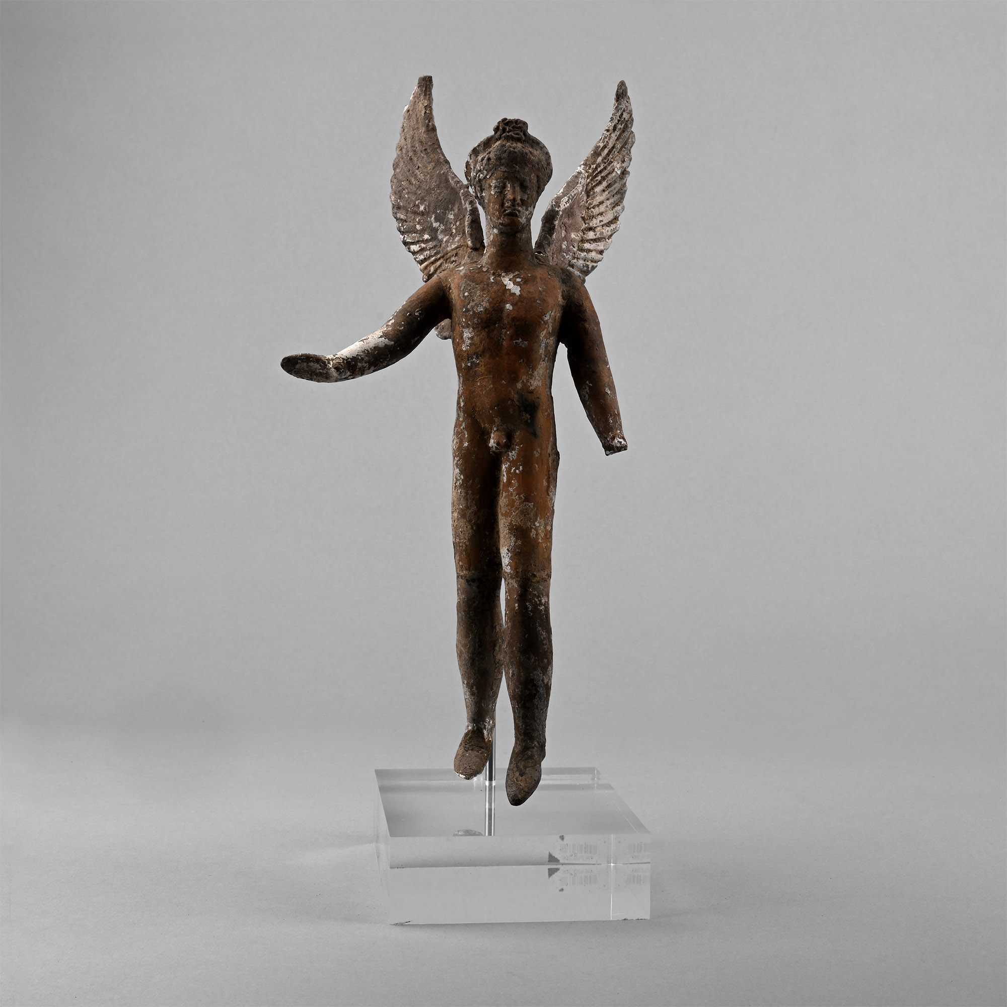 Greek Terracotta Figure of Eros, the God of Love