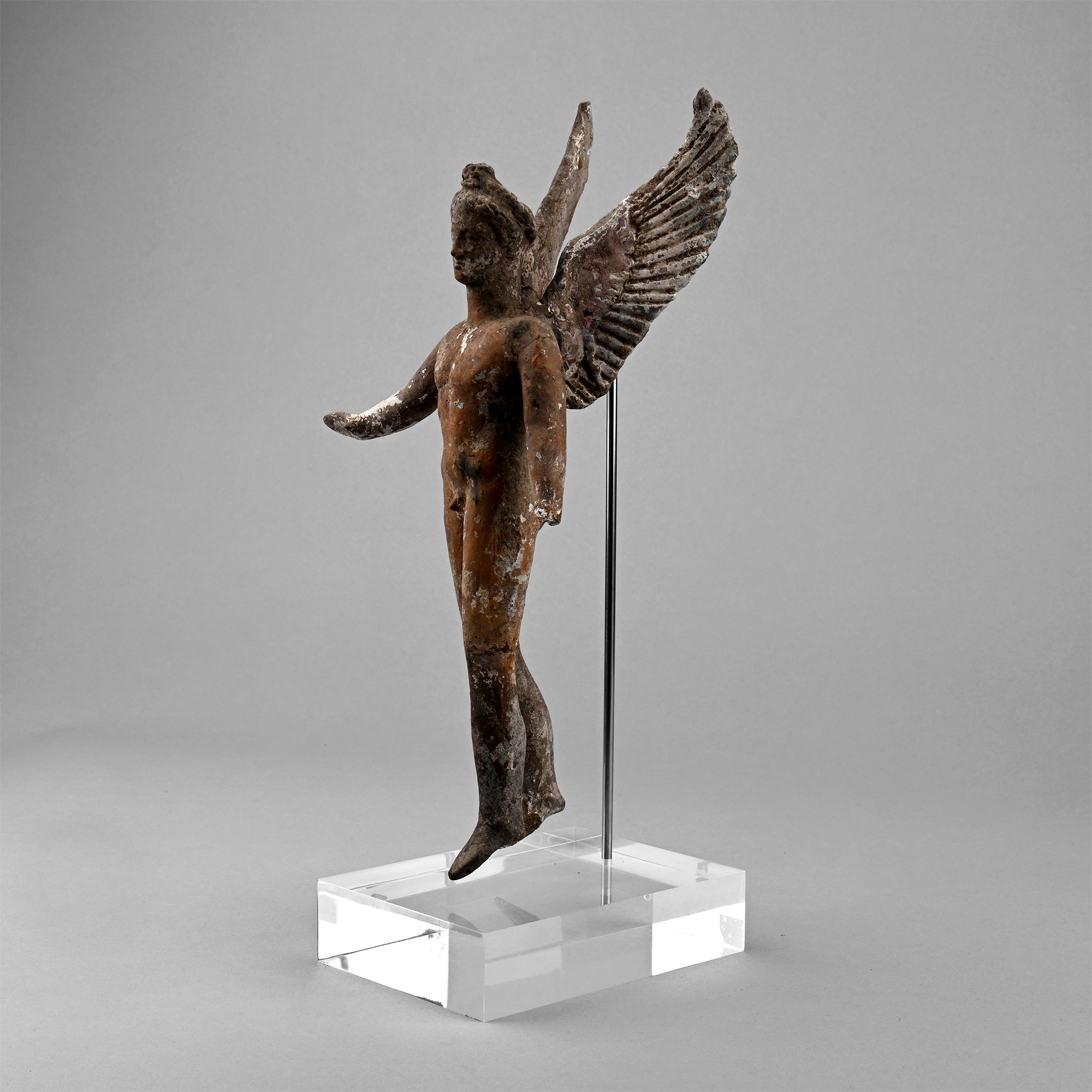 Greek Terracotta Figure of Eros, the God of Love