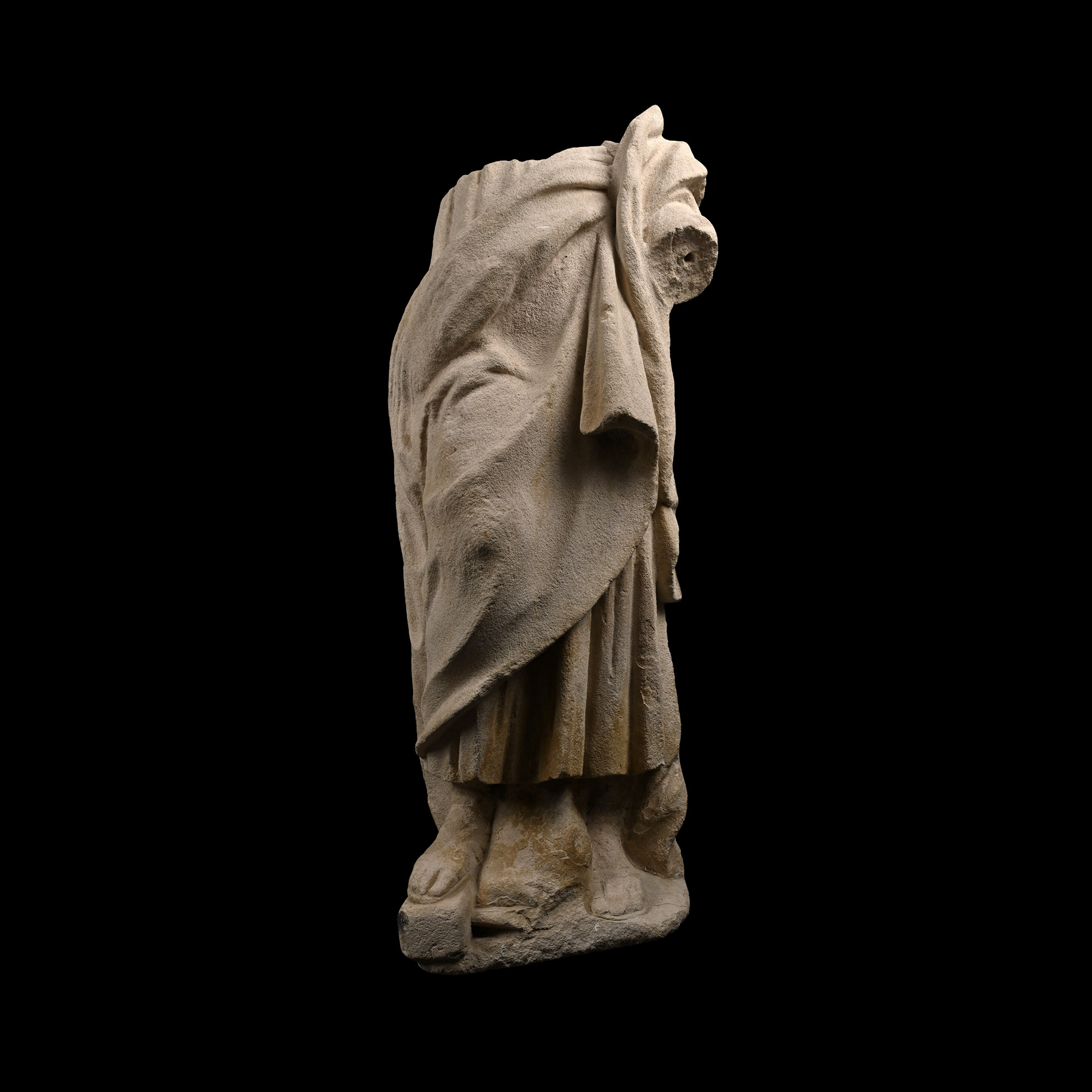 Large Renaissance Stone Statue of Standing Male