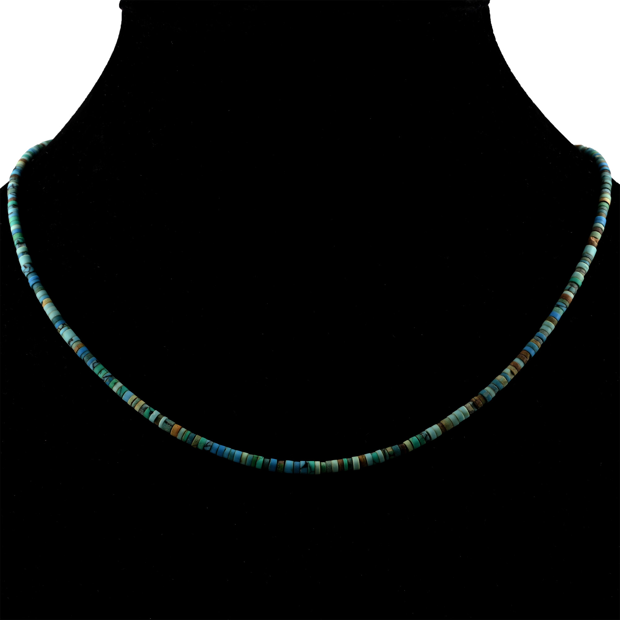 Egyptian Style Stone and Other Bead Necklace String