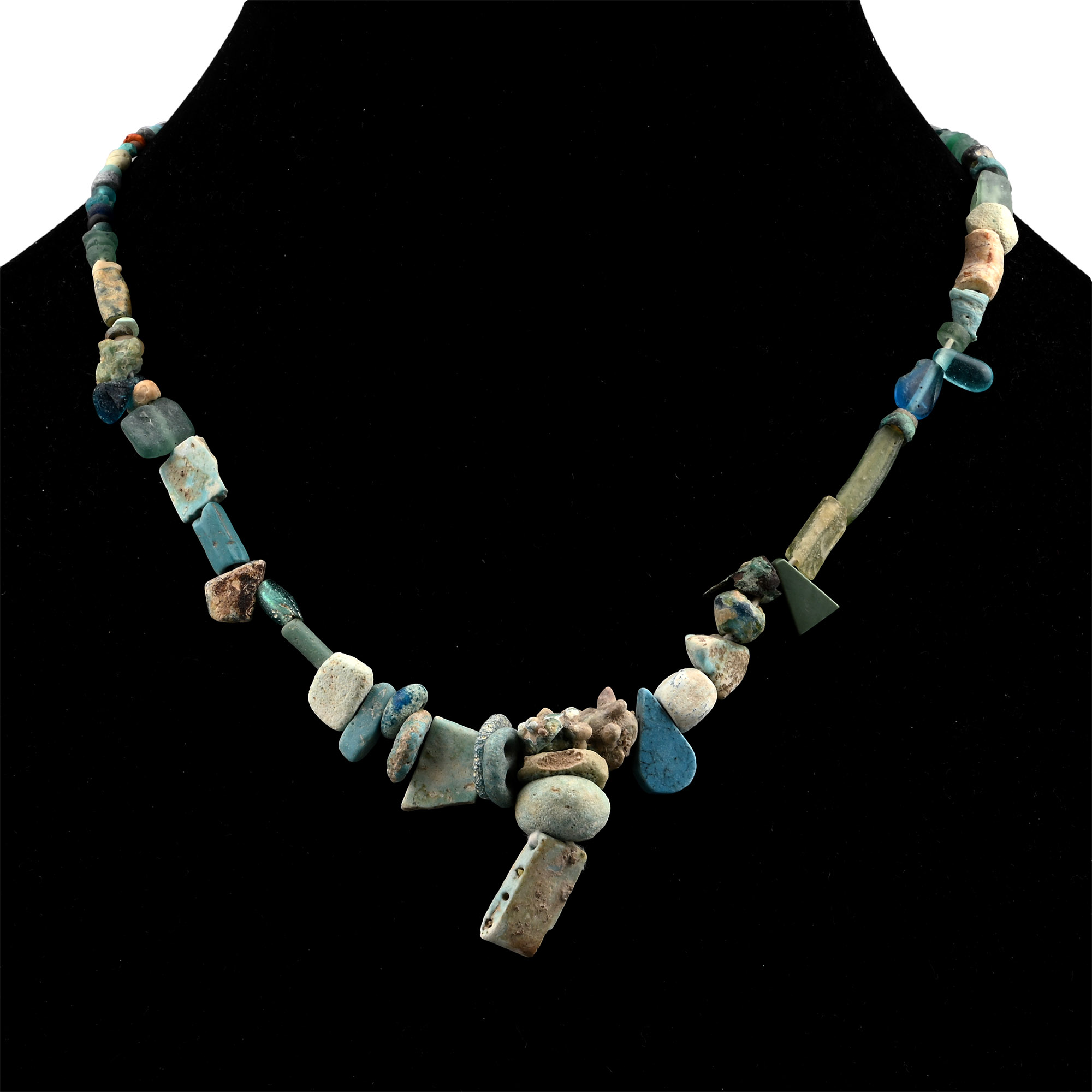 Roman and Other Mixed Bead Necklace String