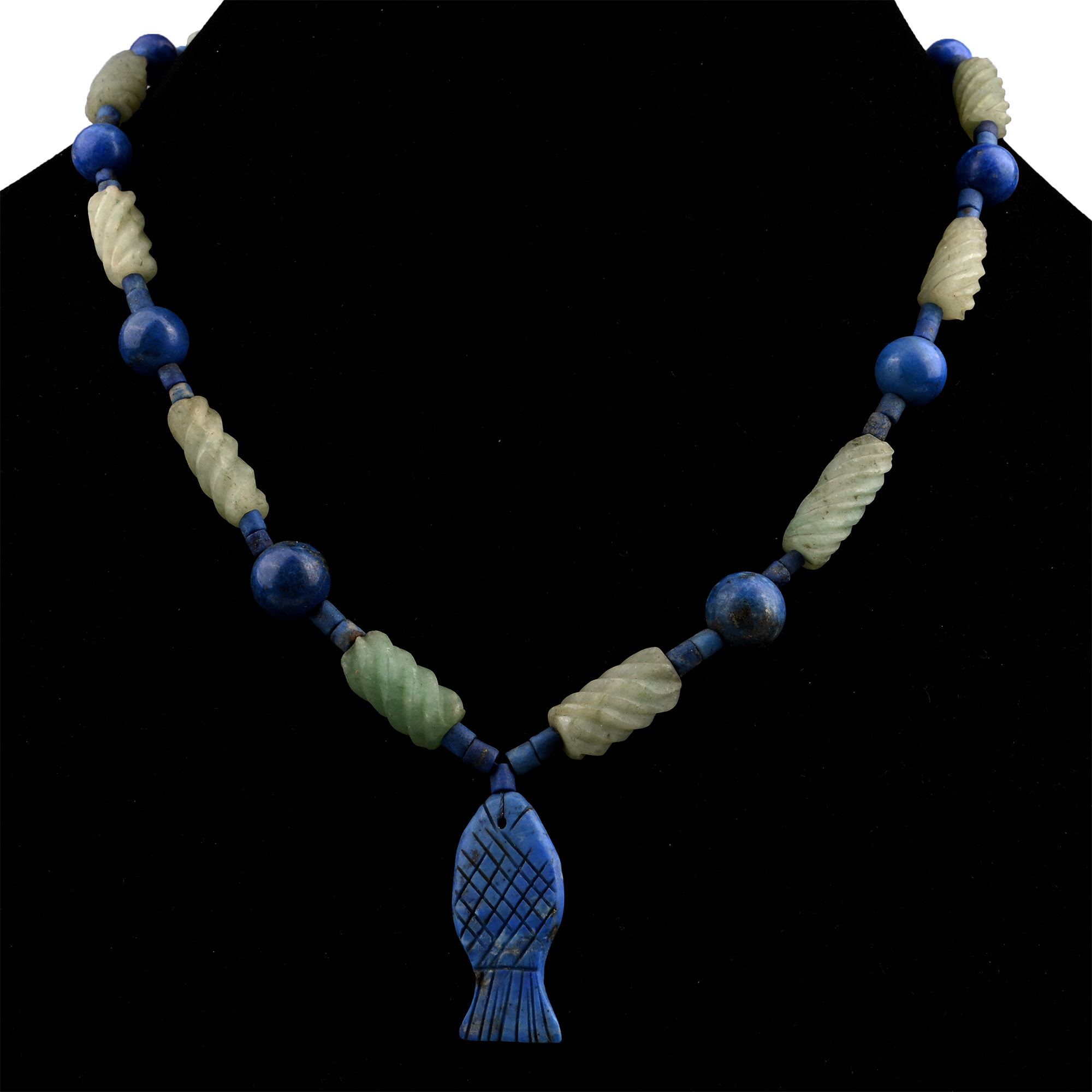 Bactrian Style Lapis Lazuli and Other Bead Necklace String