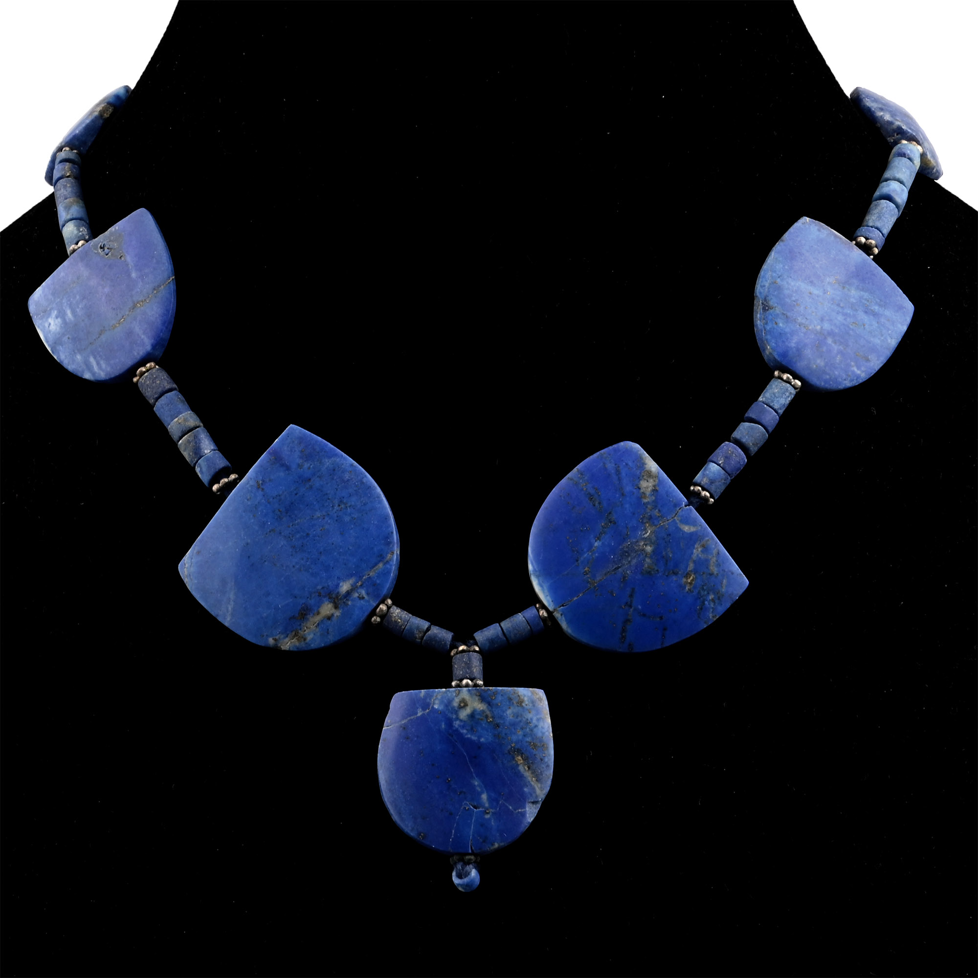 Bactrian Style Lapis Lazuli and Other Bead Necklace String