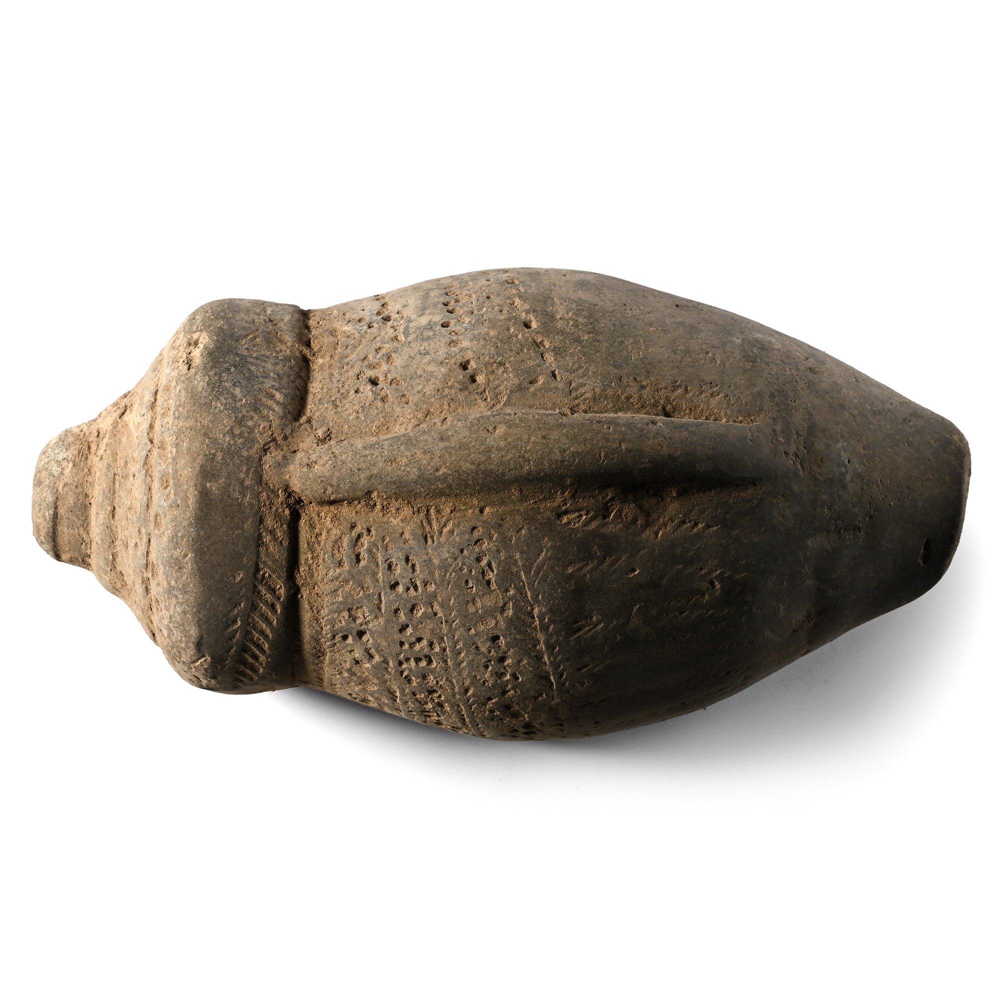 Turco-Mongol 'Greek Fire' Ceramic Fire Bomb or Hand Grenade