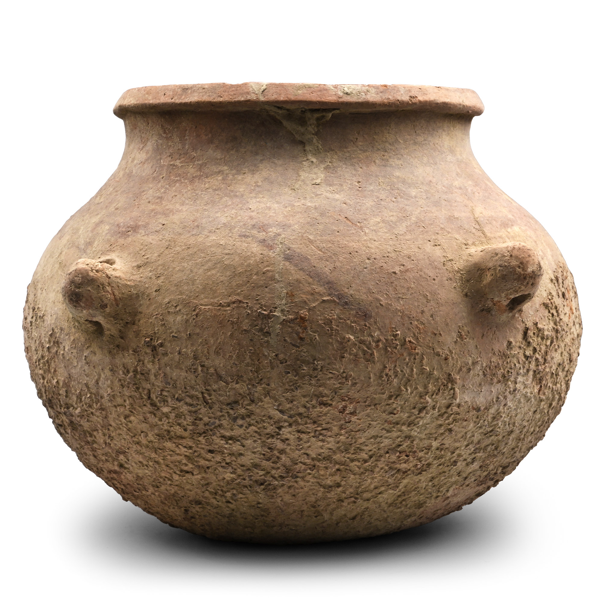 Large Western Asiatic Pottery Hanging Storage Vessel