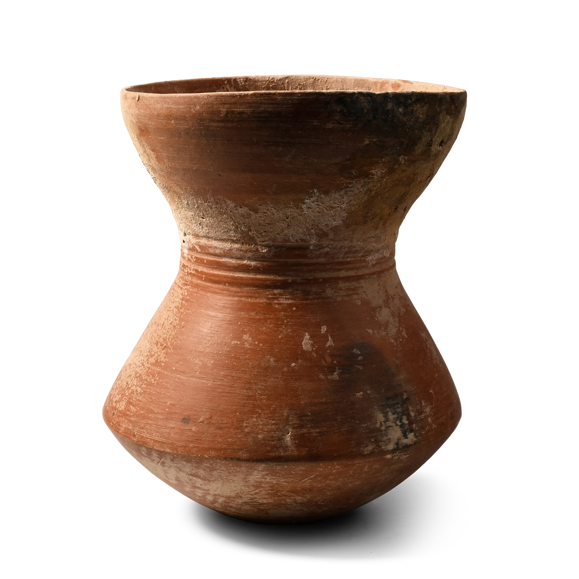 Western Asiatic Neck-Decorated Pottery Vase