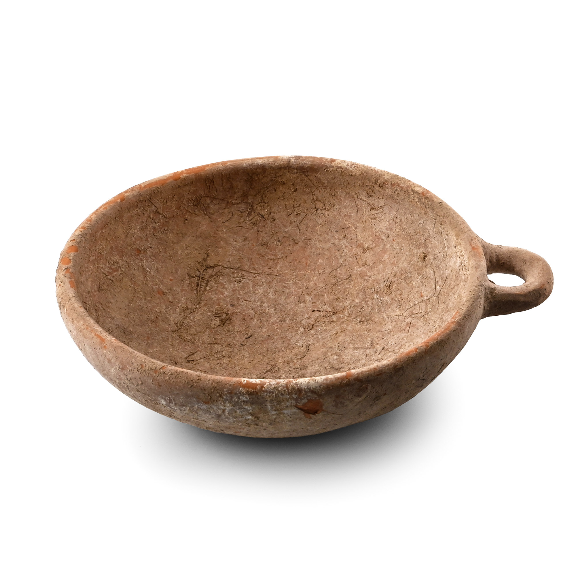 Western Asiatic Handled Pottery Bowl