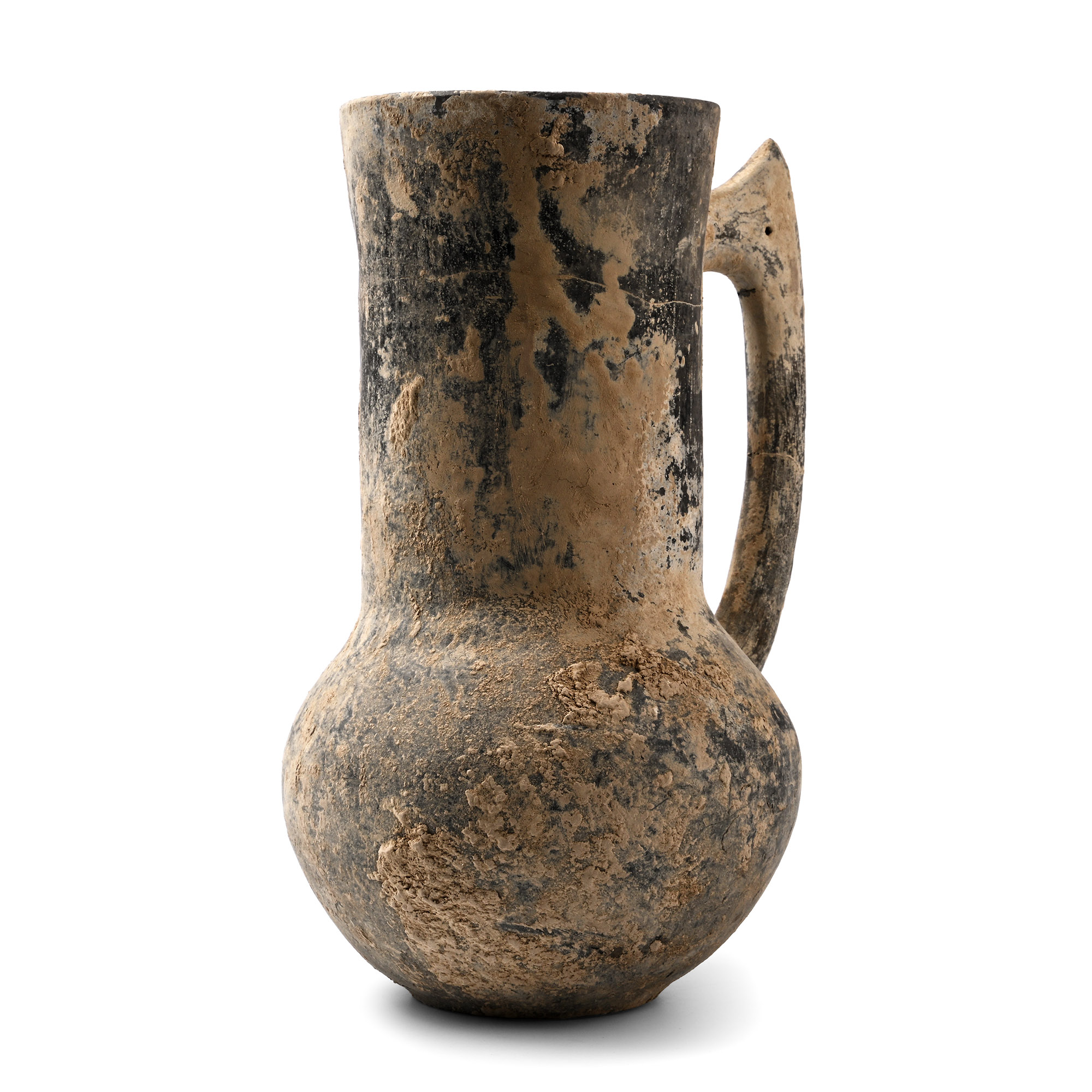 Amlash Pottery Jug with Zoomorphic Handle