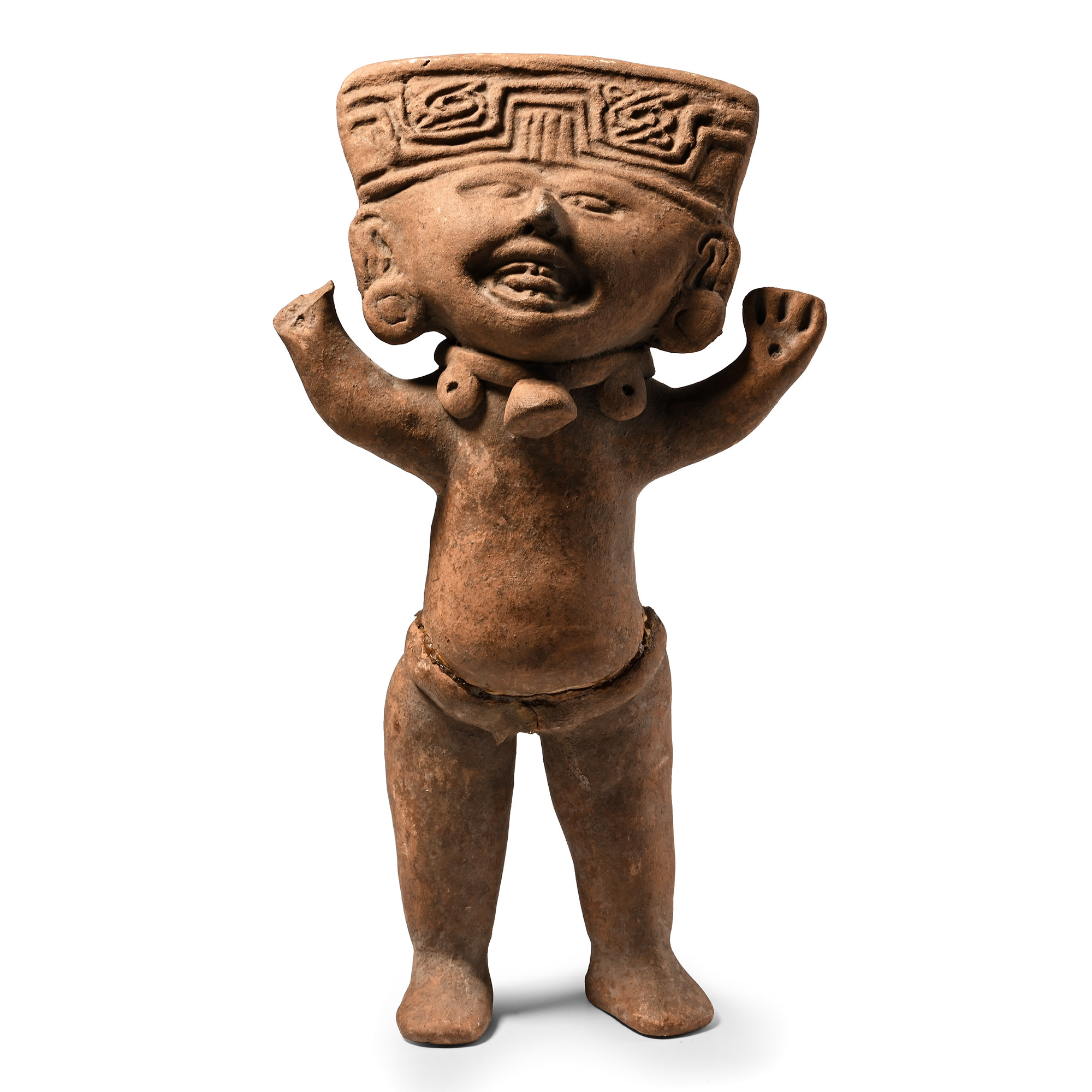 Pre-Columbian Veracruz Smiling Terracotta Figure