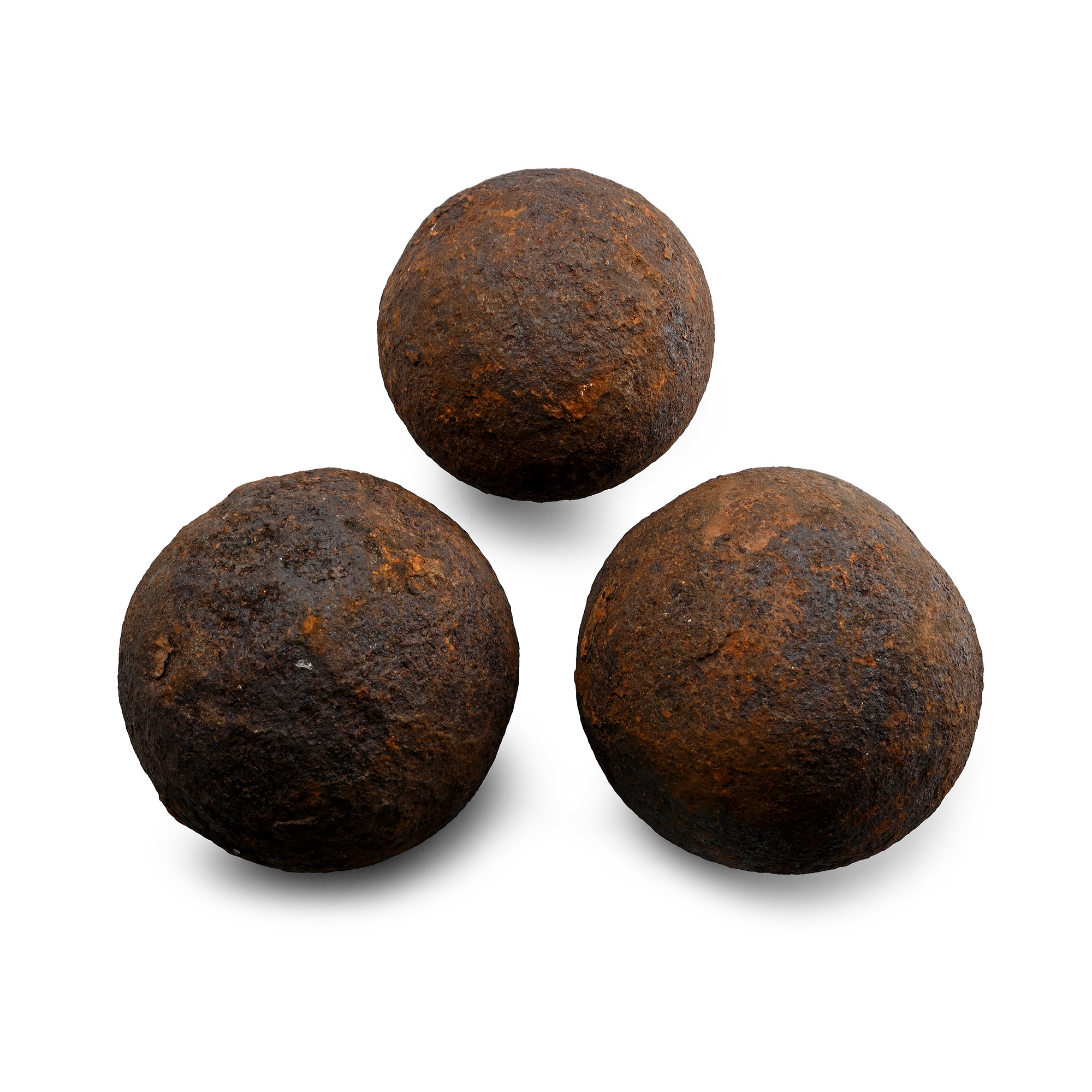 Civil War Period Iron Cannon Ball Collection