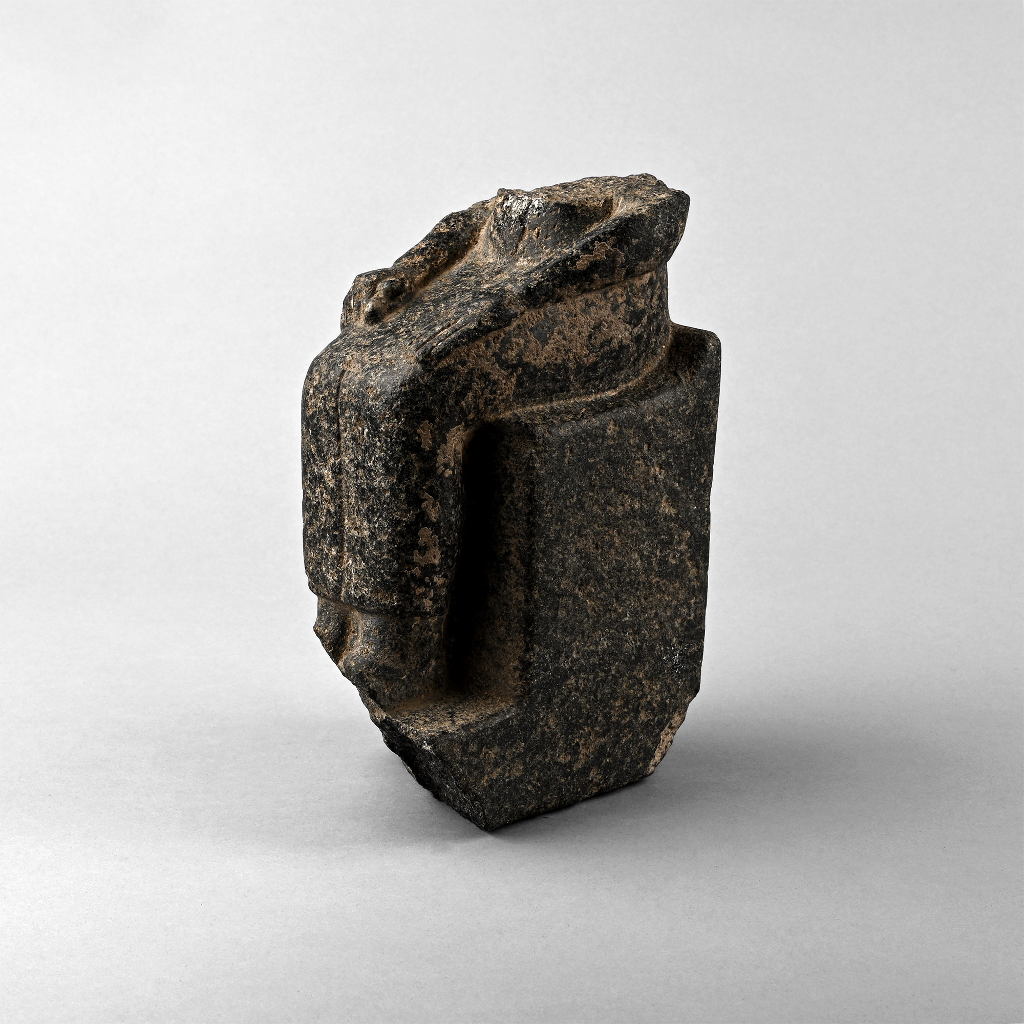 Egyptian Granite Seated Figure