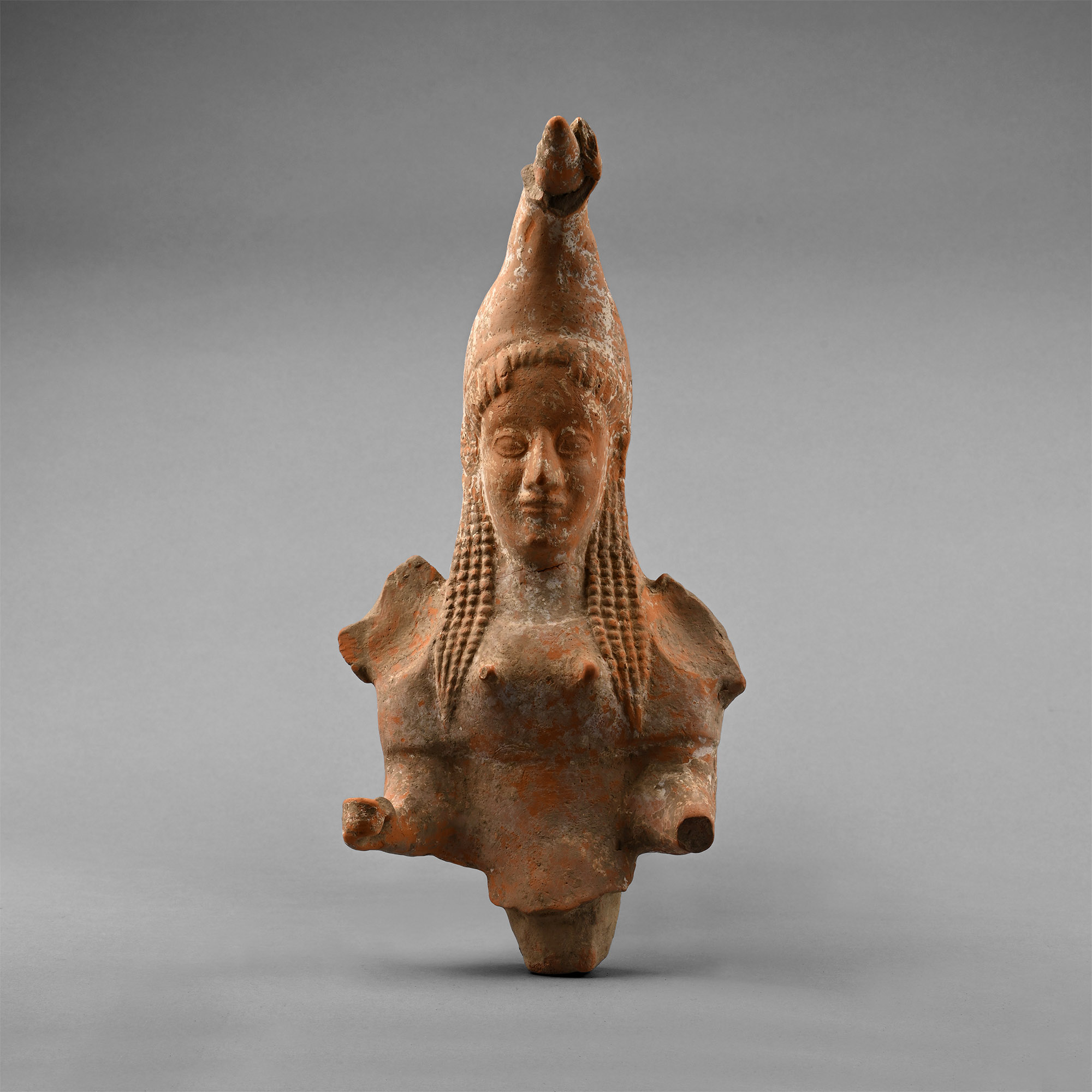 Greek Terracotta Female Antefix