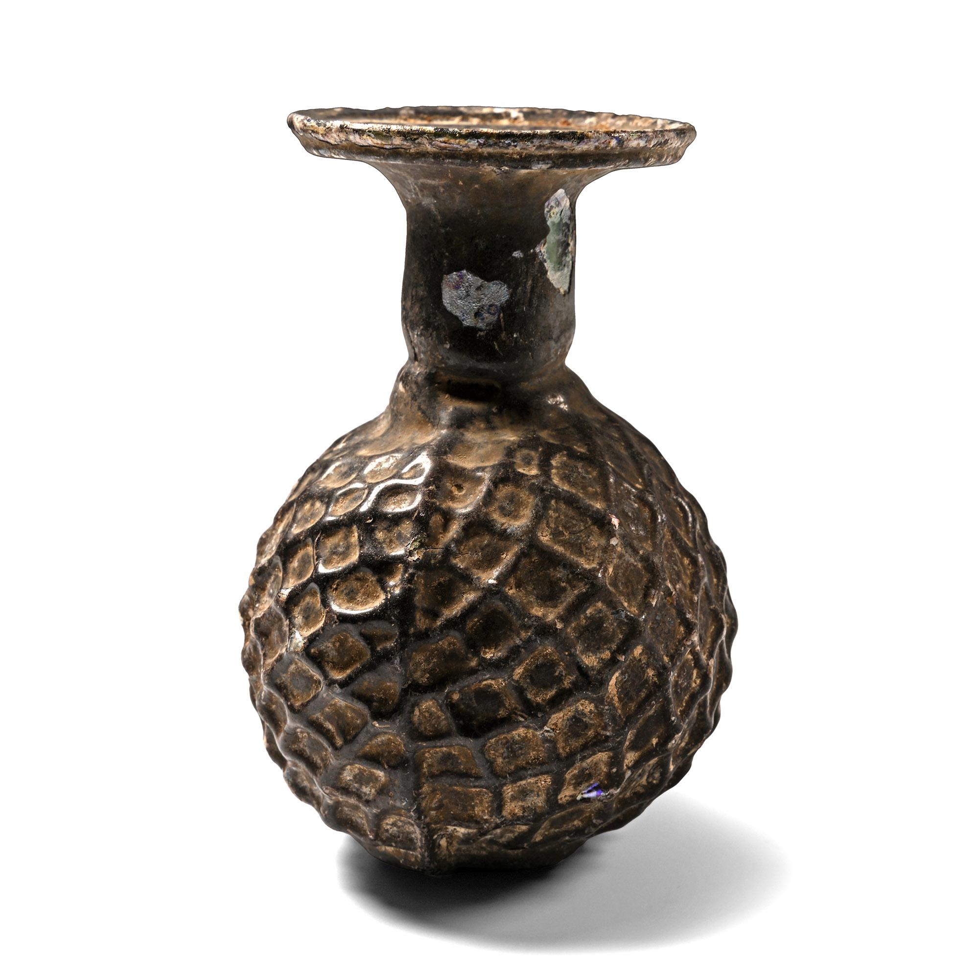 Roman Glass 'Sprinkler' Vessel with Net Pattern