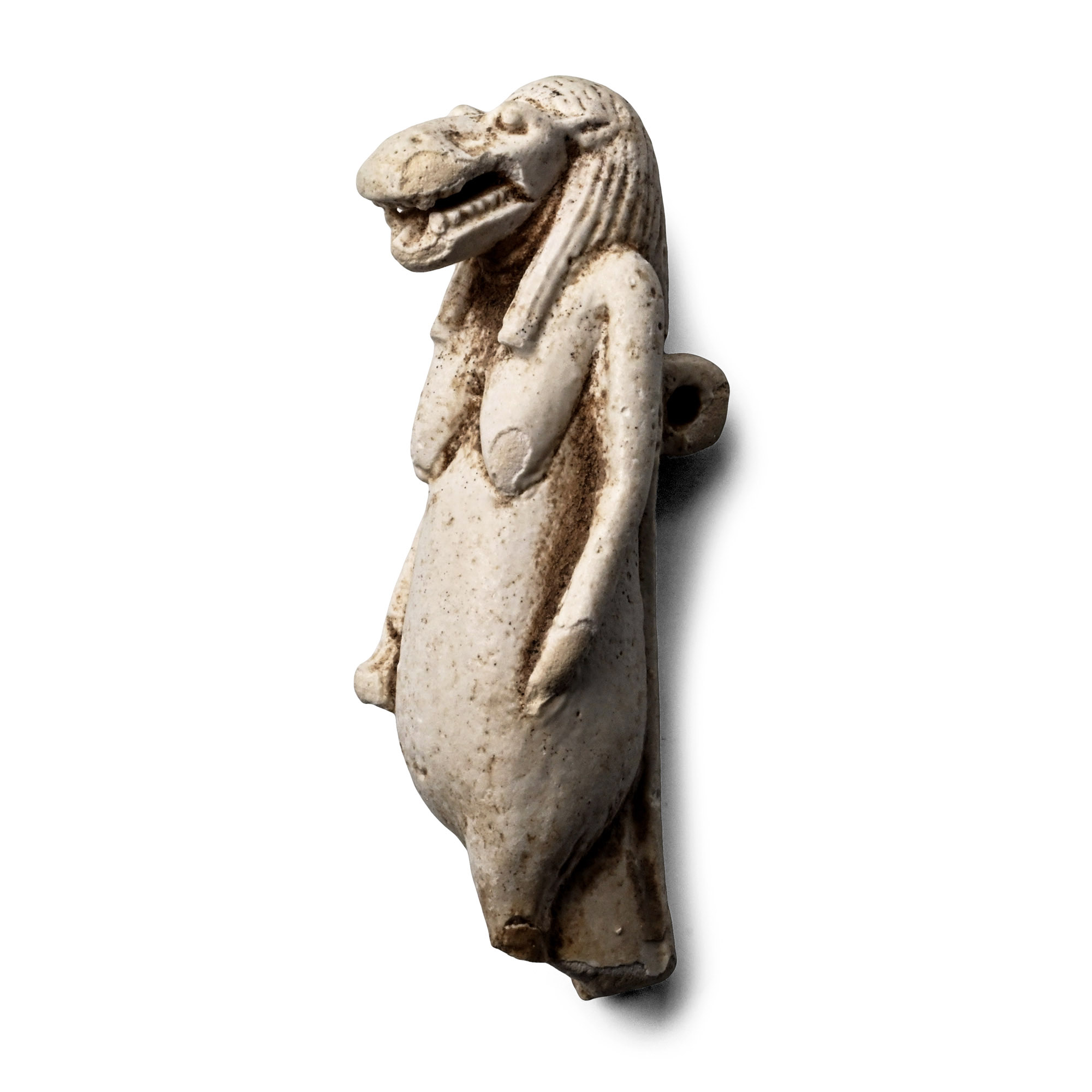Egyptian Faience Amulet of Tawaret