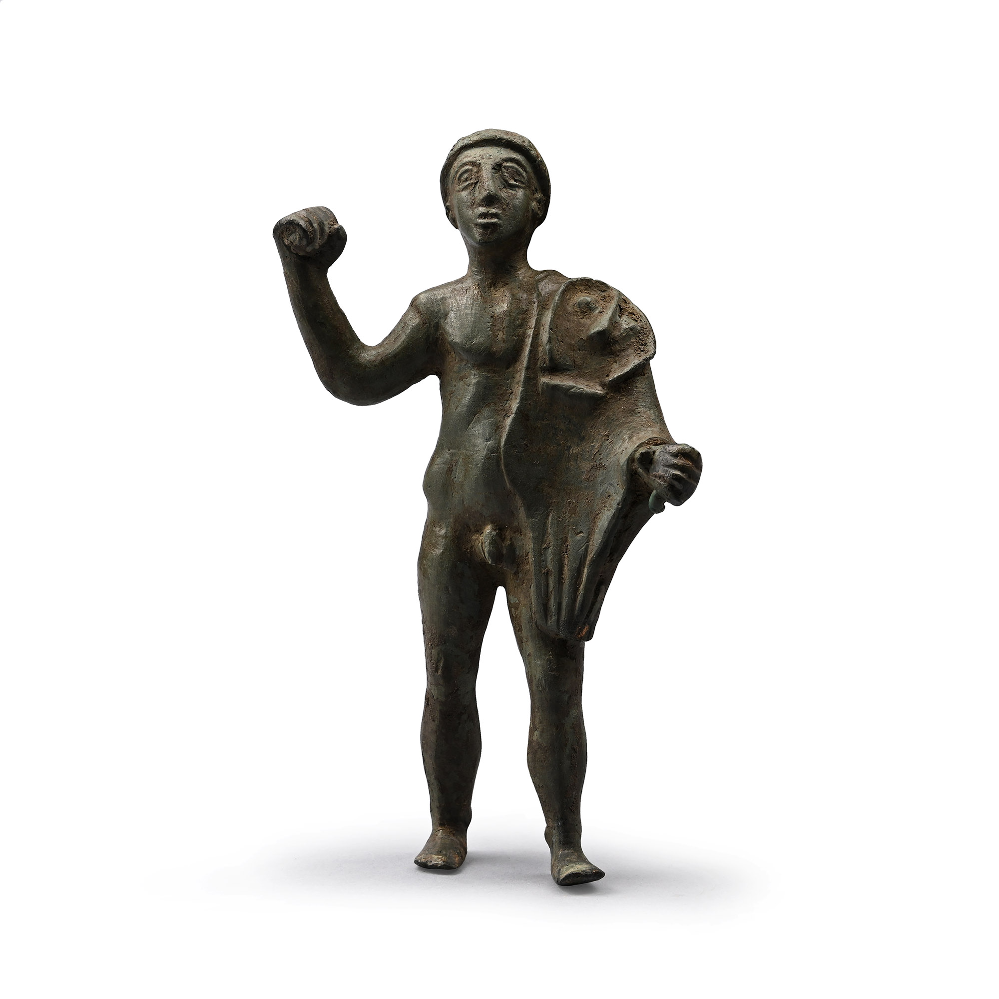 Etrusco-Italic Bronze Figure of Young Hercules