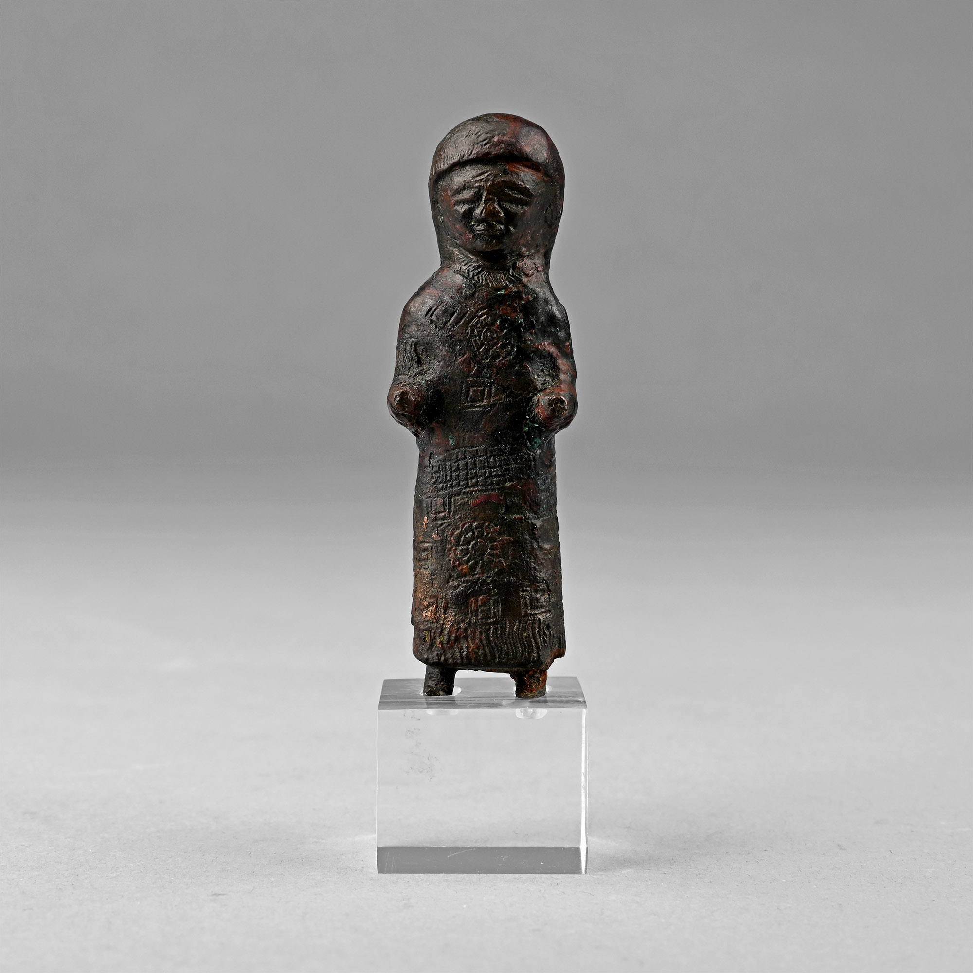 Urartu Copper Figure of a Goddess